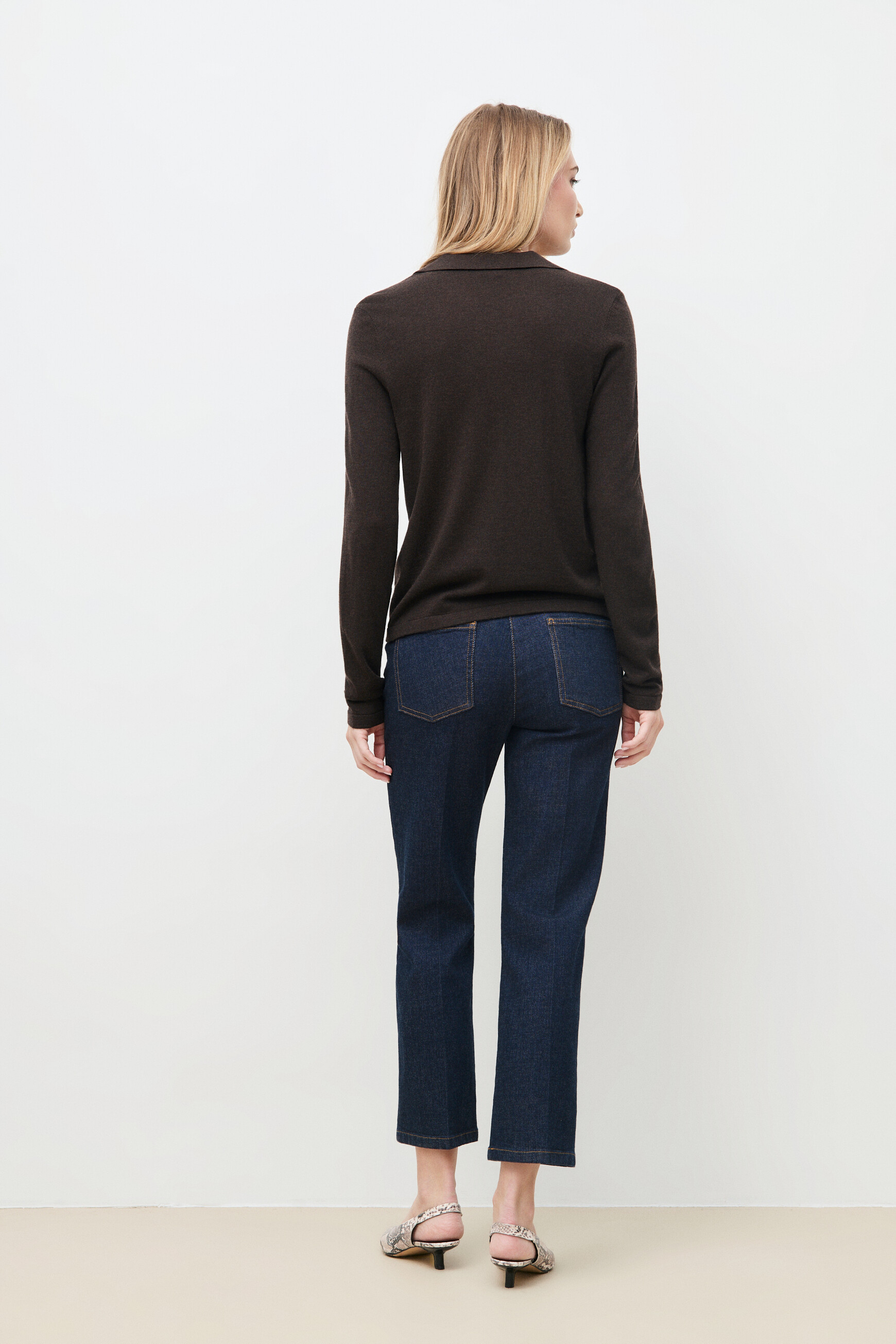 Mpoppy sweater dark brown woman