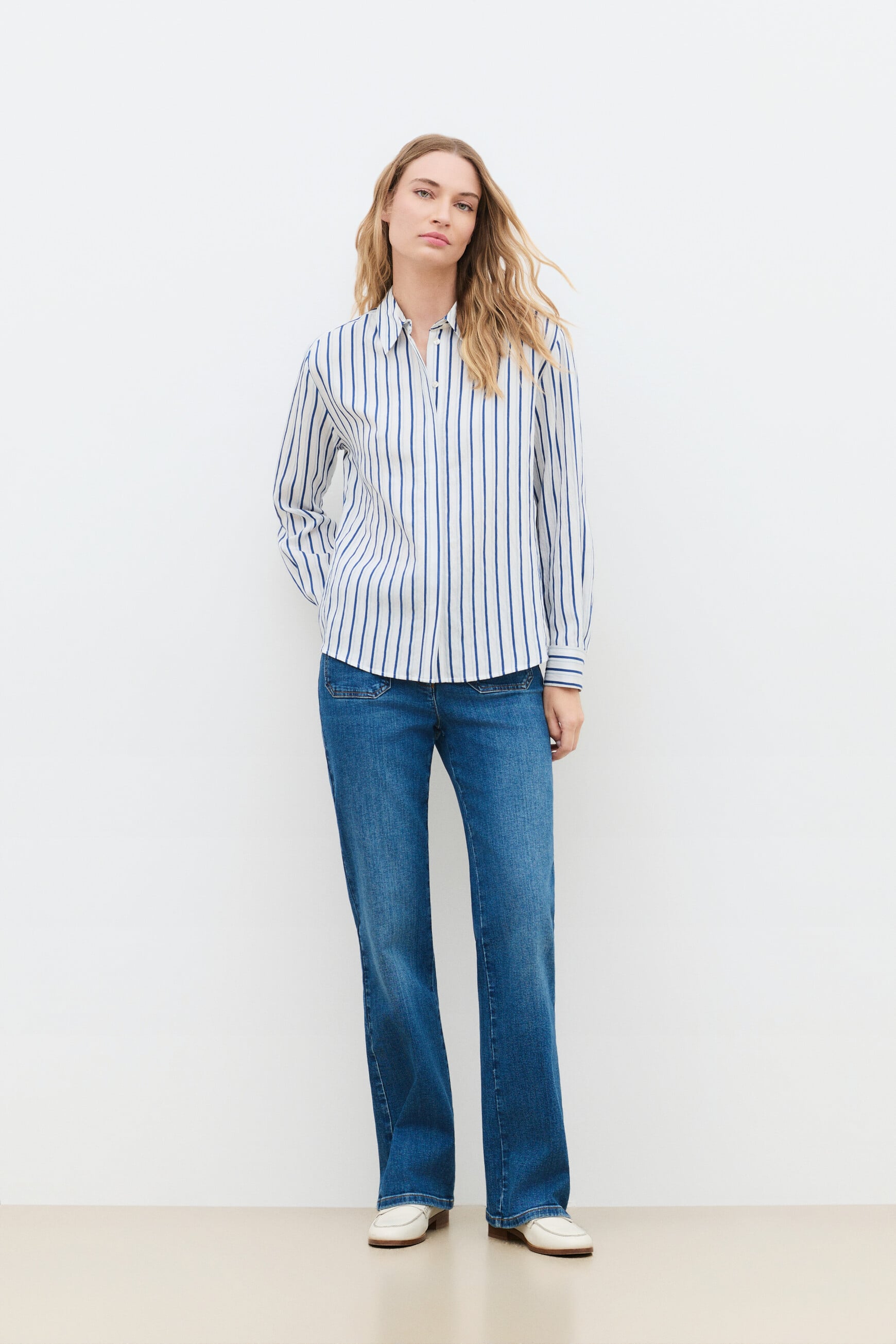 Caby shirt ecru woman