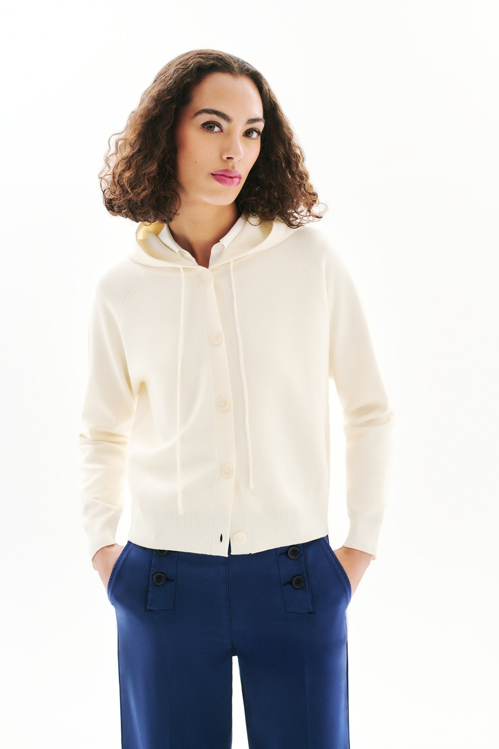 gilet monsina ecru femme Gilet Monsina ecru femme