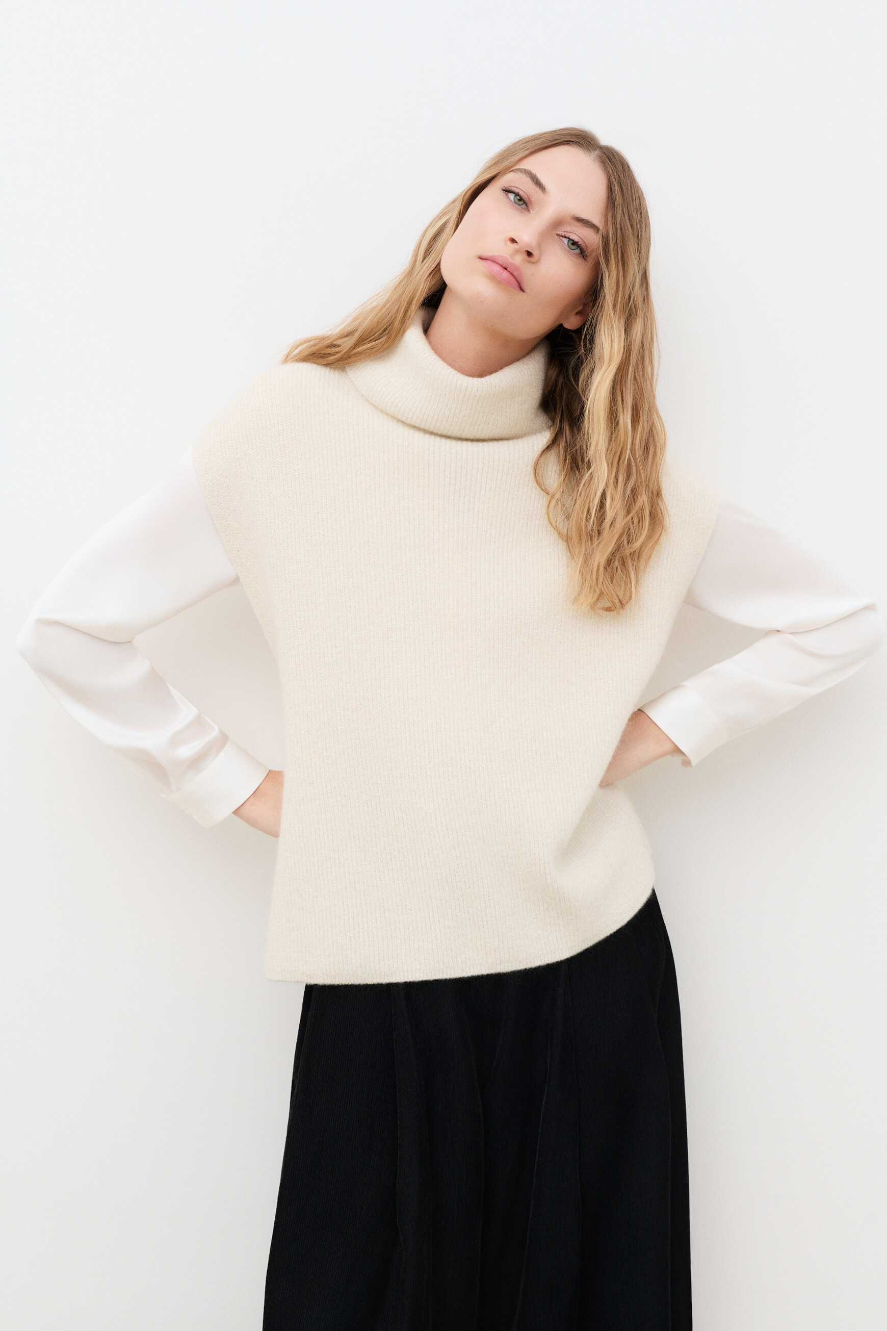 Mrozenn sweater ecru woman