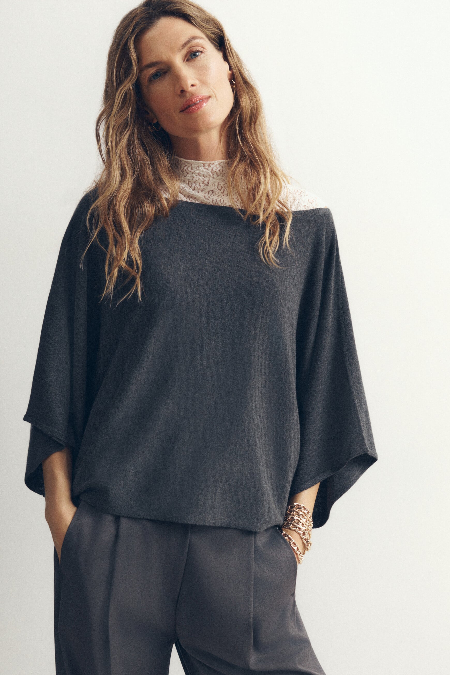 Mcheryl sweater grey woman