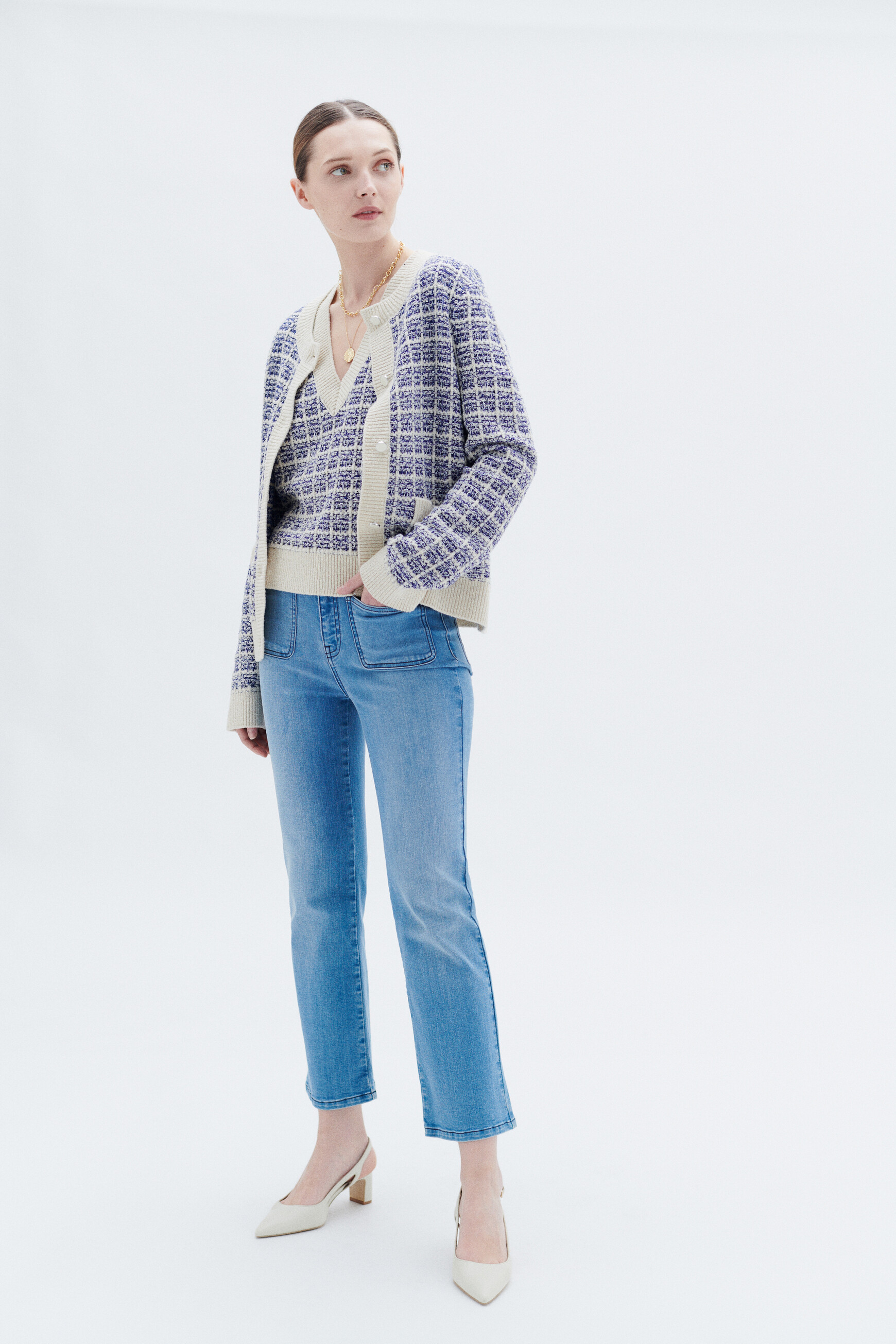 Veste magalie denim baby bleu femme