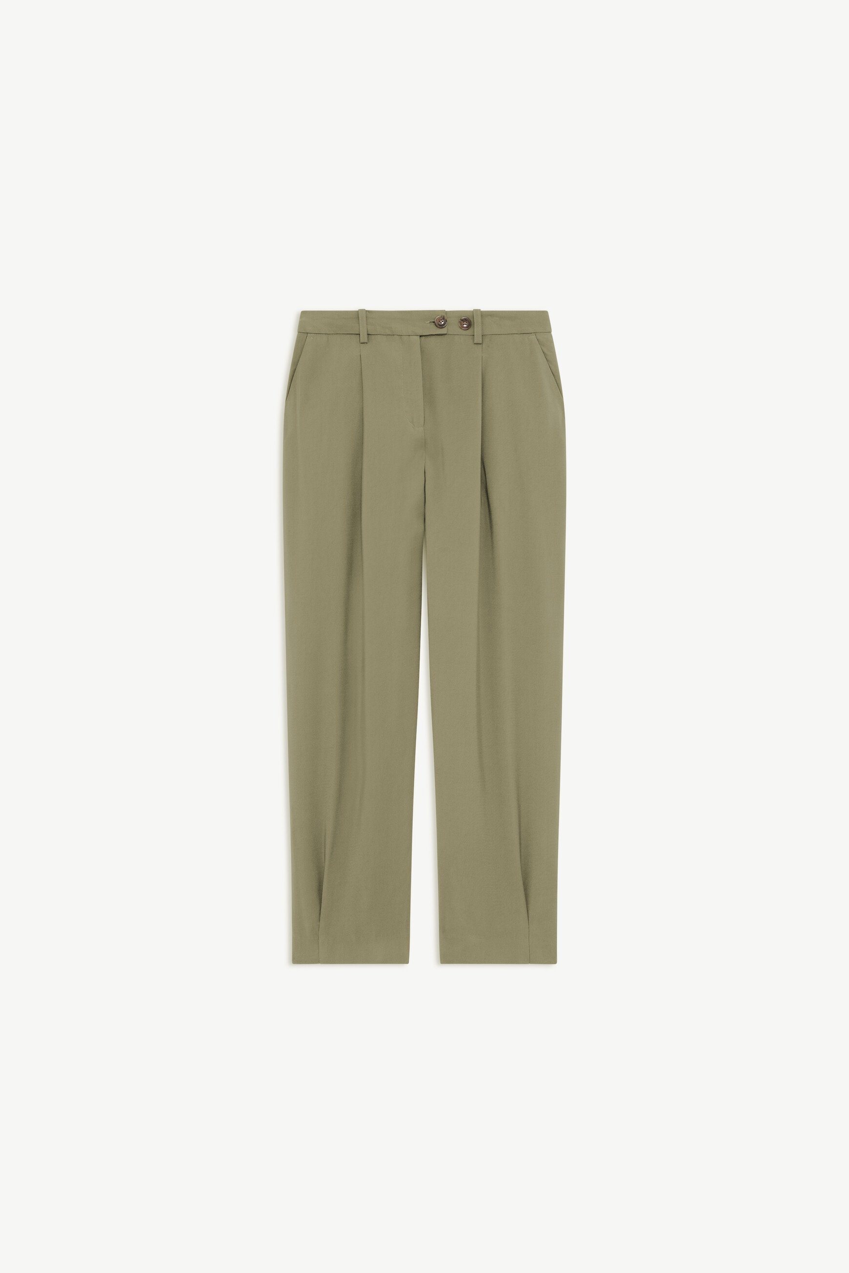 pantalon pvicky vert kaki femme Pantalon Pvicky vert kaki femme