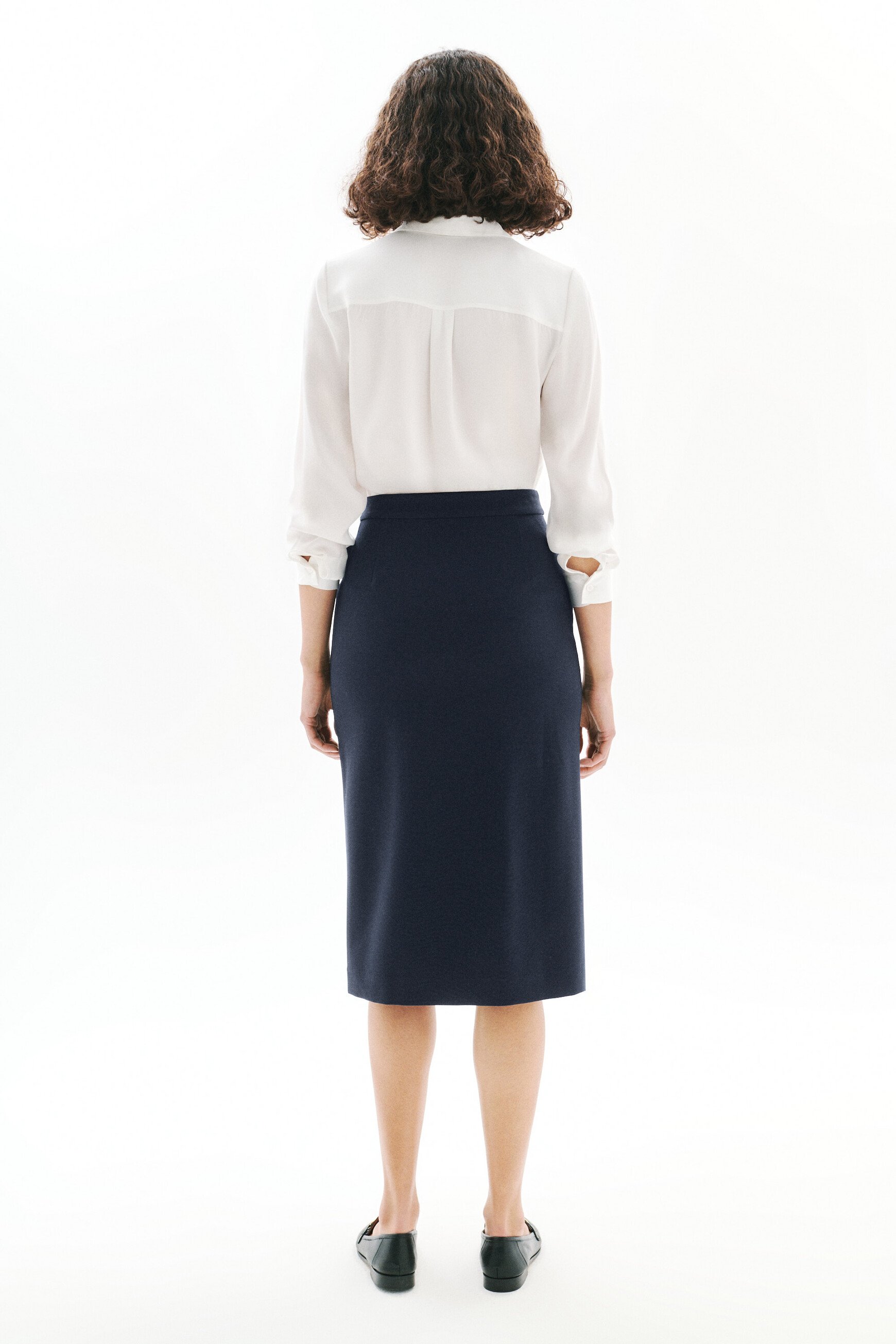 Josario skirt navy blue woman