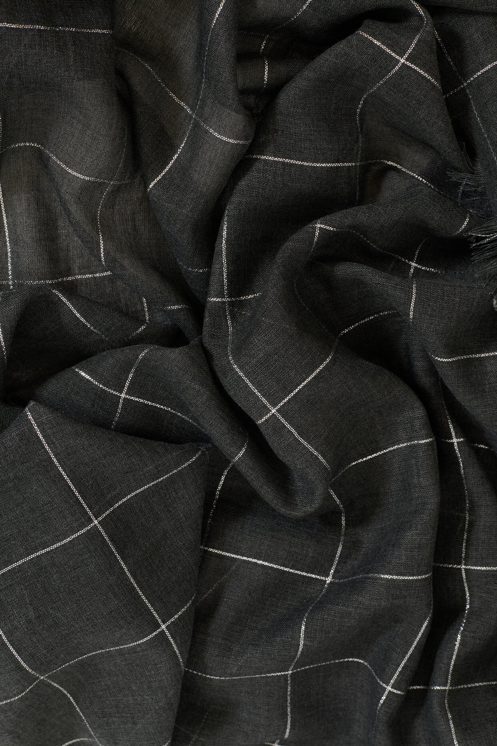 dalia scarf dark grey woman Dalia scarf dark grey woman