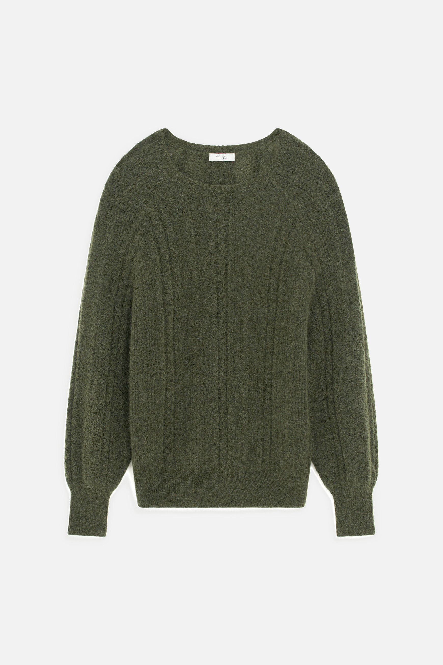 Pull myrtille vert clair femme
