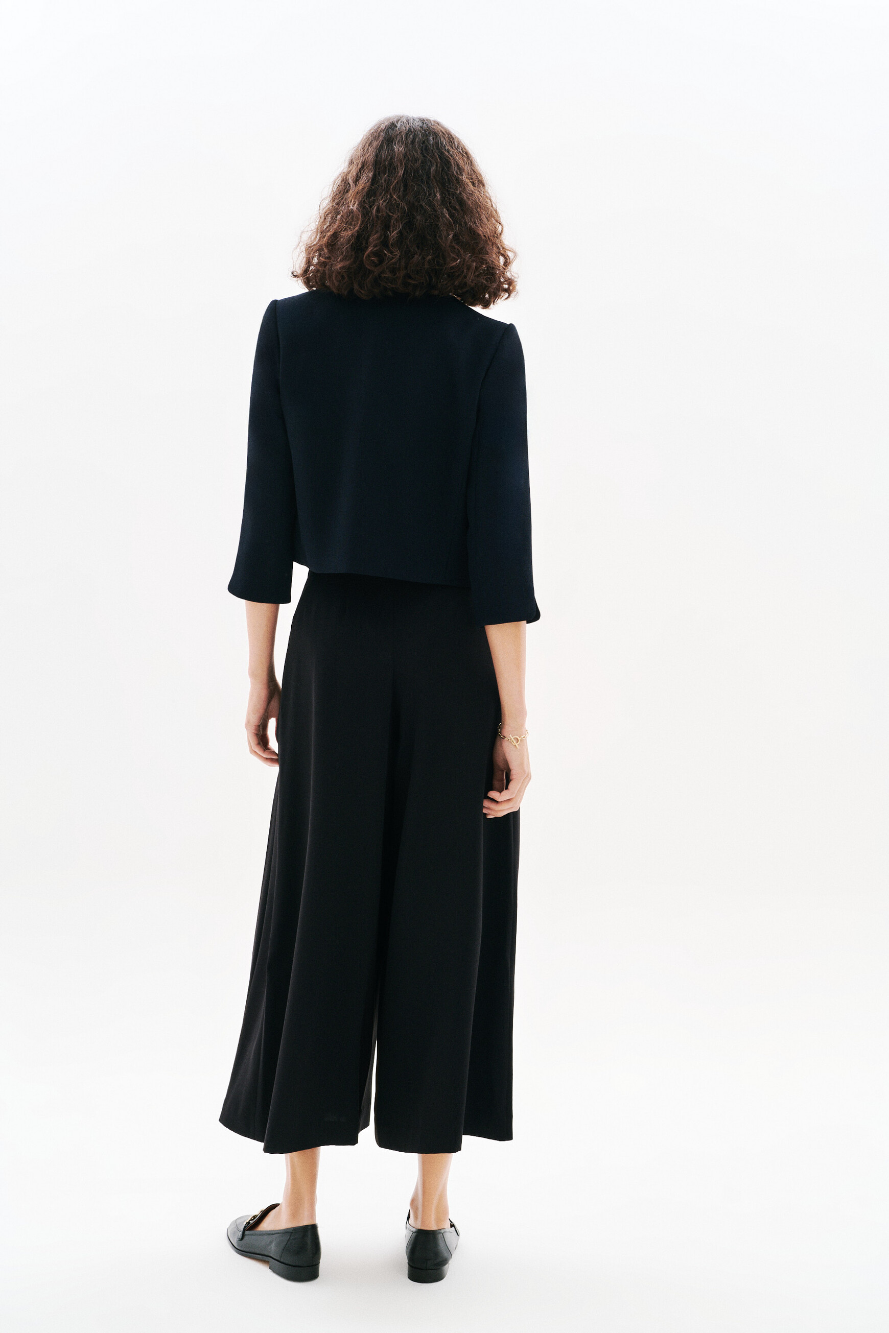 pantalon pinceau noir femme Pantalon Pinceau noir femme