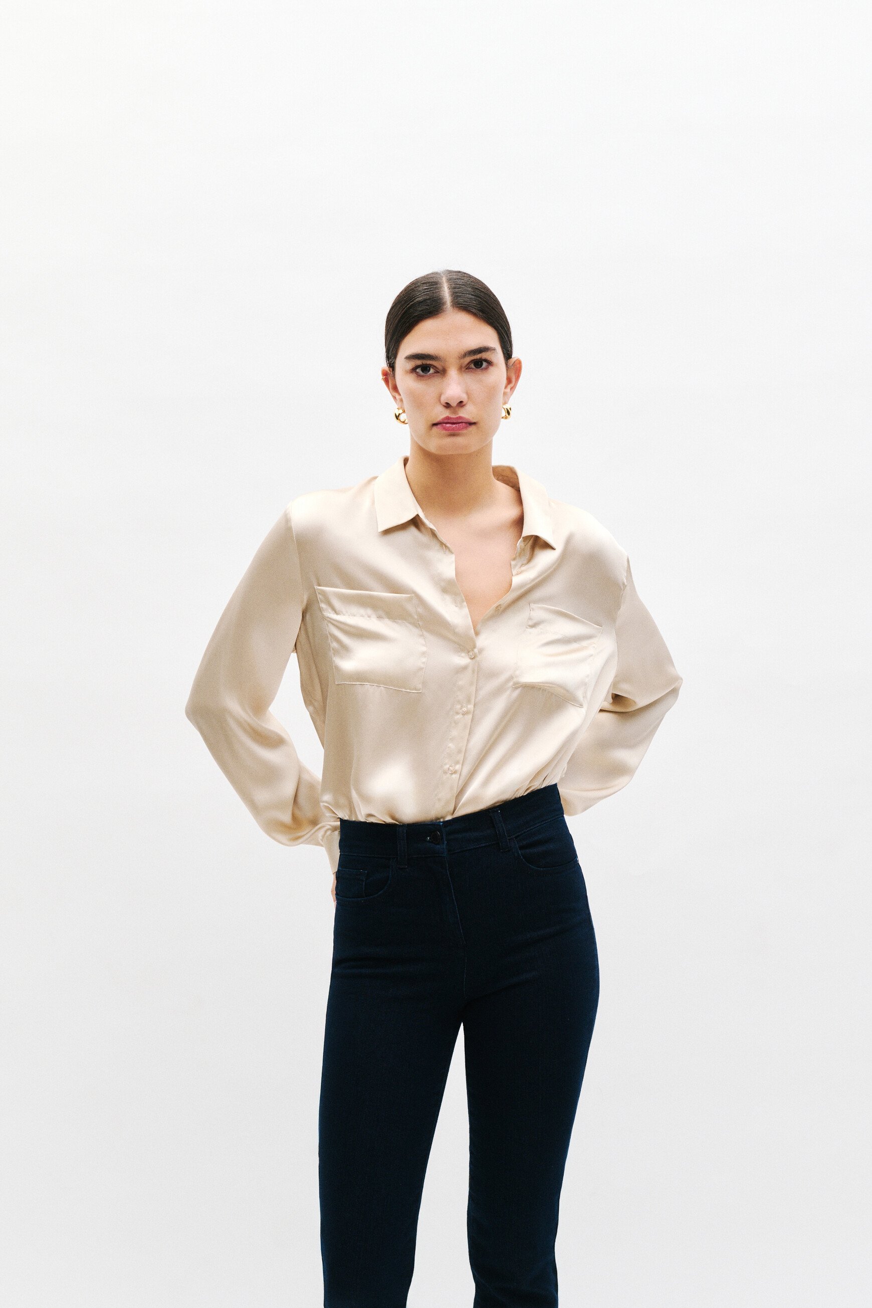 pantalon prayano denim double stone femme Pantalon prayano denim double stone femme
