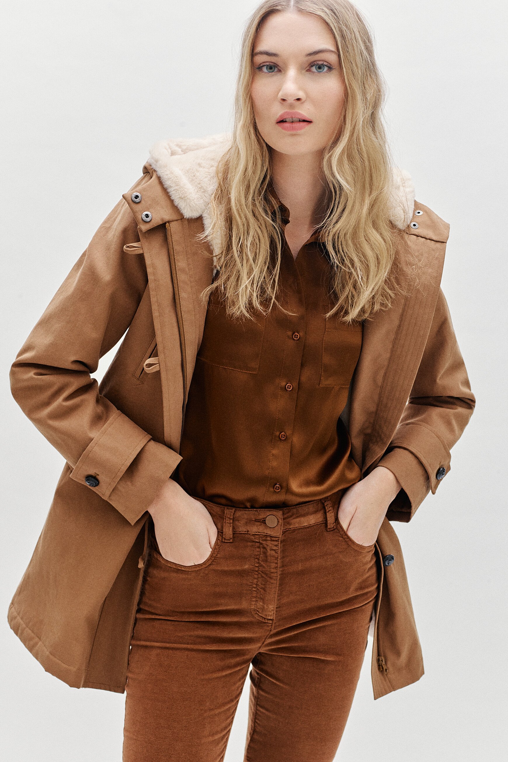 electra parka taupe woman Electra parka taupe woman