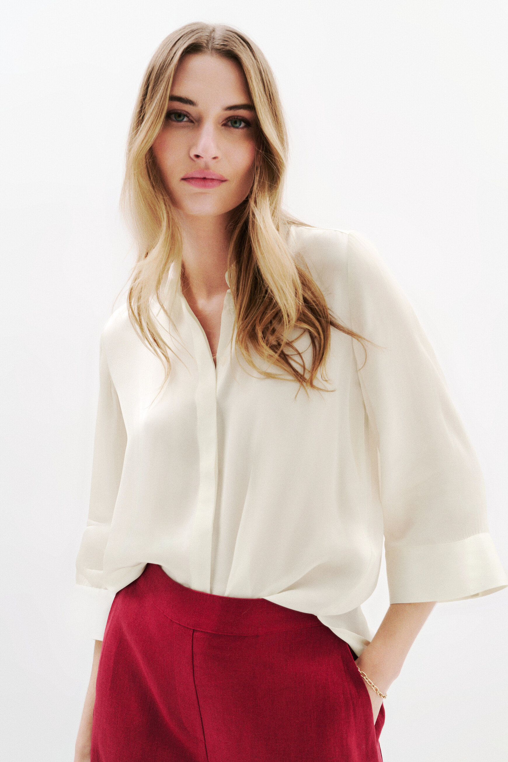 chemise cnina ecru femme Chemise Cnina ecru femme