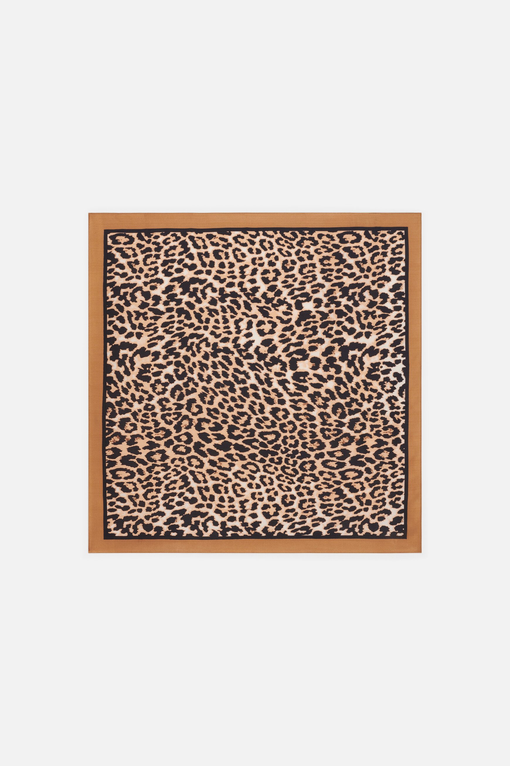 Beasty 100% silk scarf camel woman