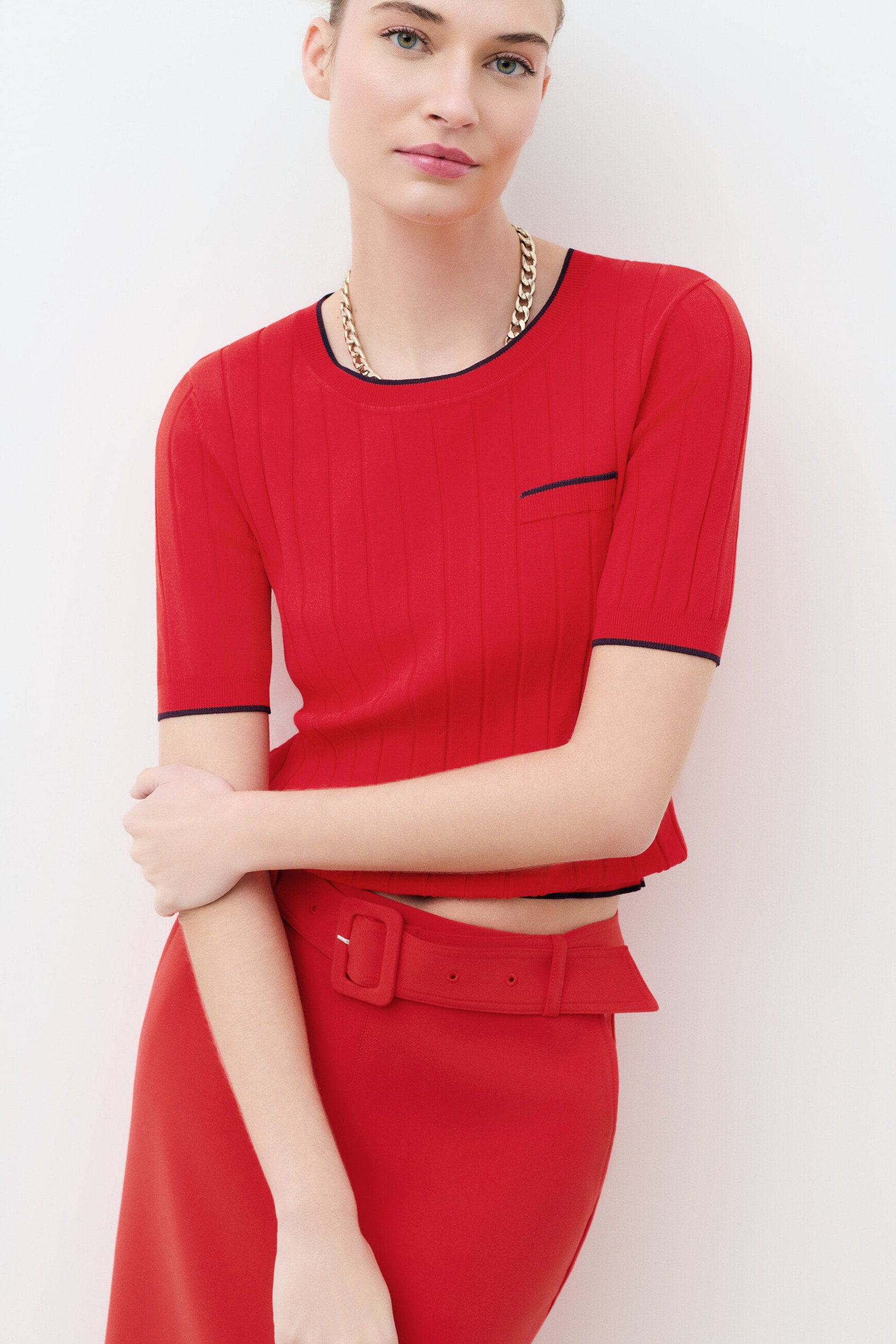 Camilla sweater red woman