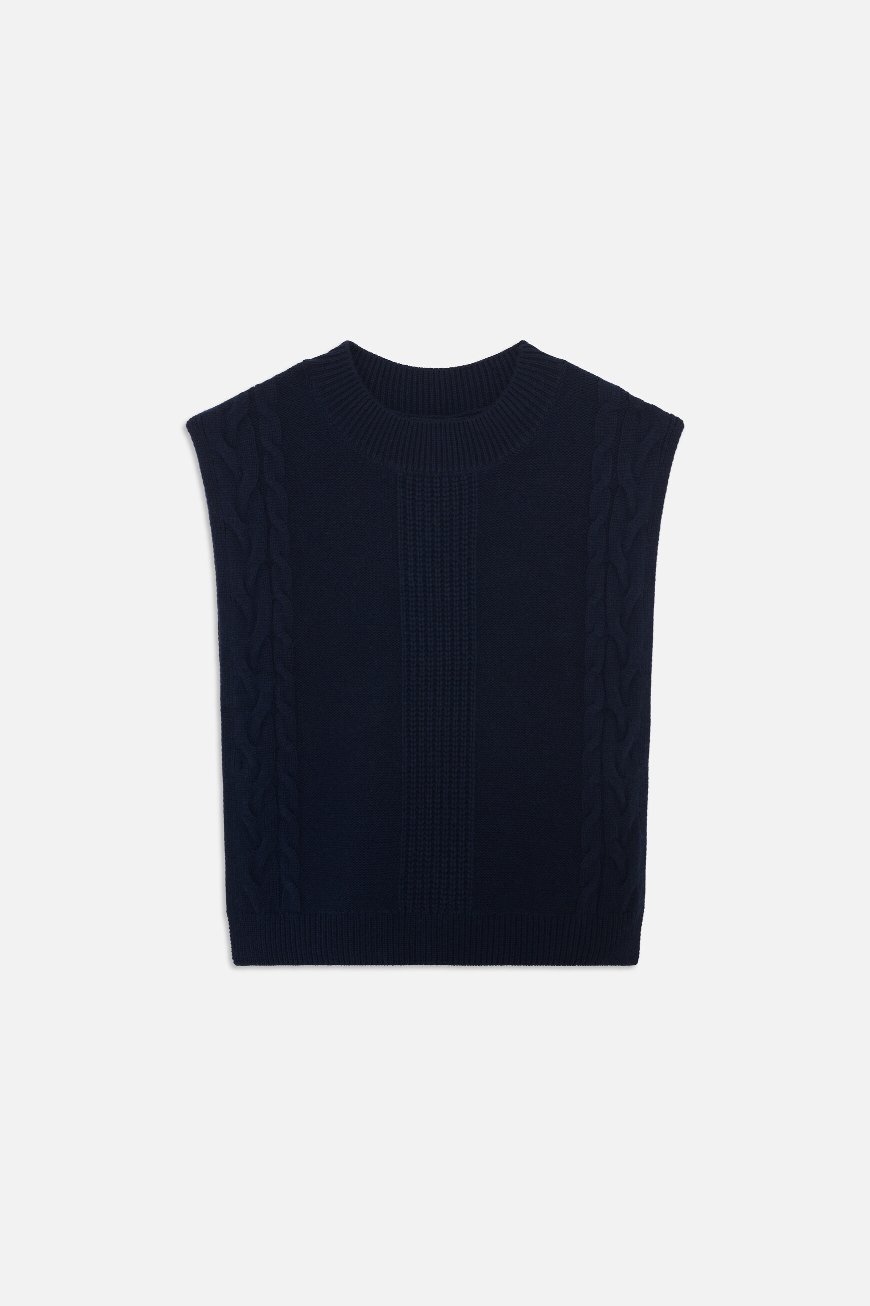 hiris poncho navy blue woman