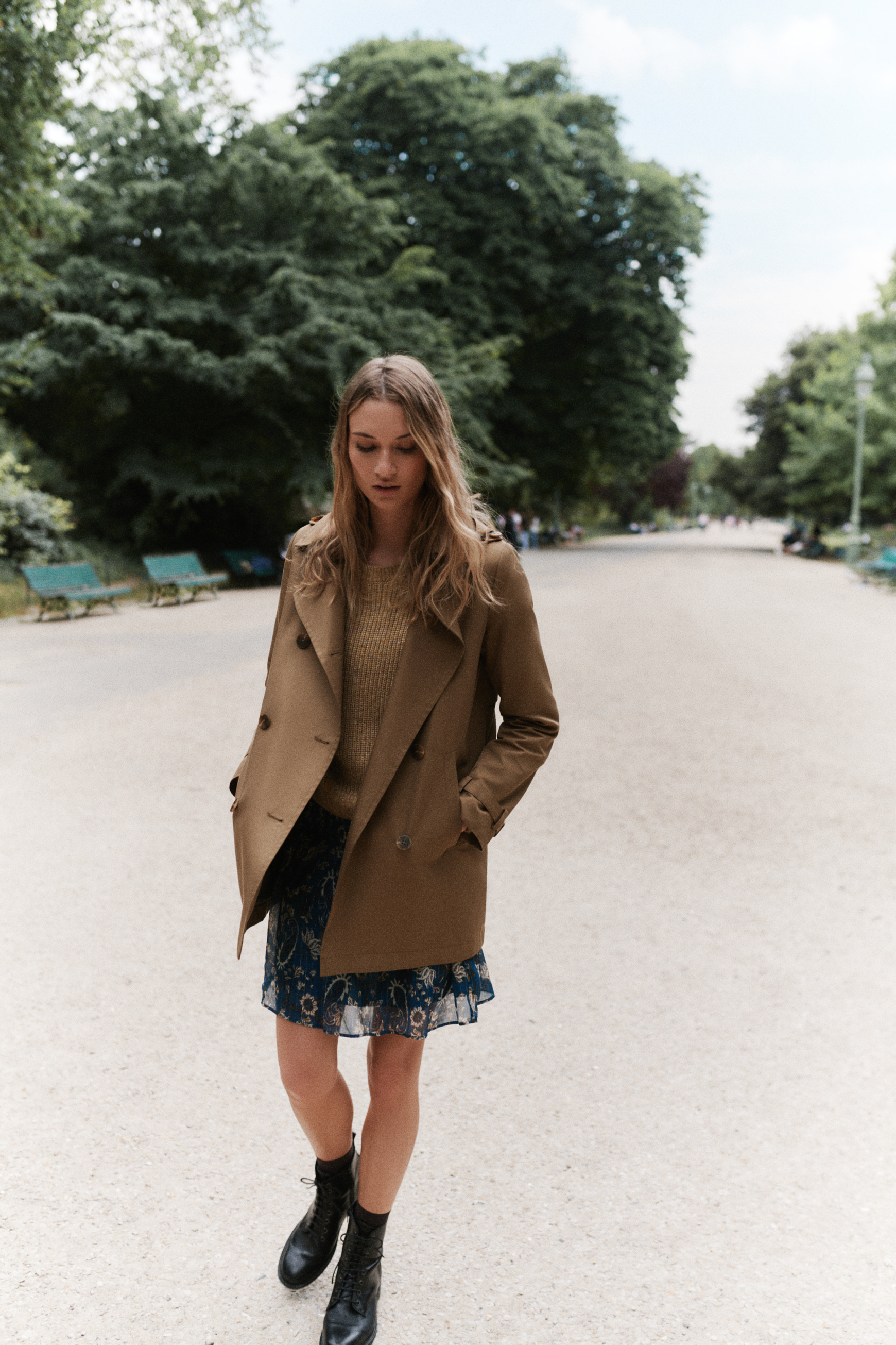 trench lublin vert kaki femme trench lublin vert kaki femme
