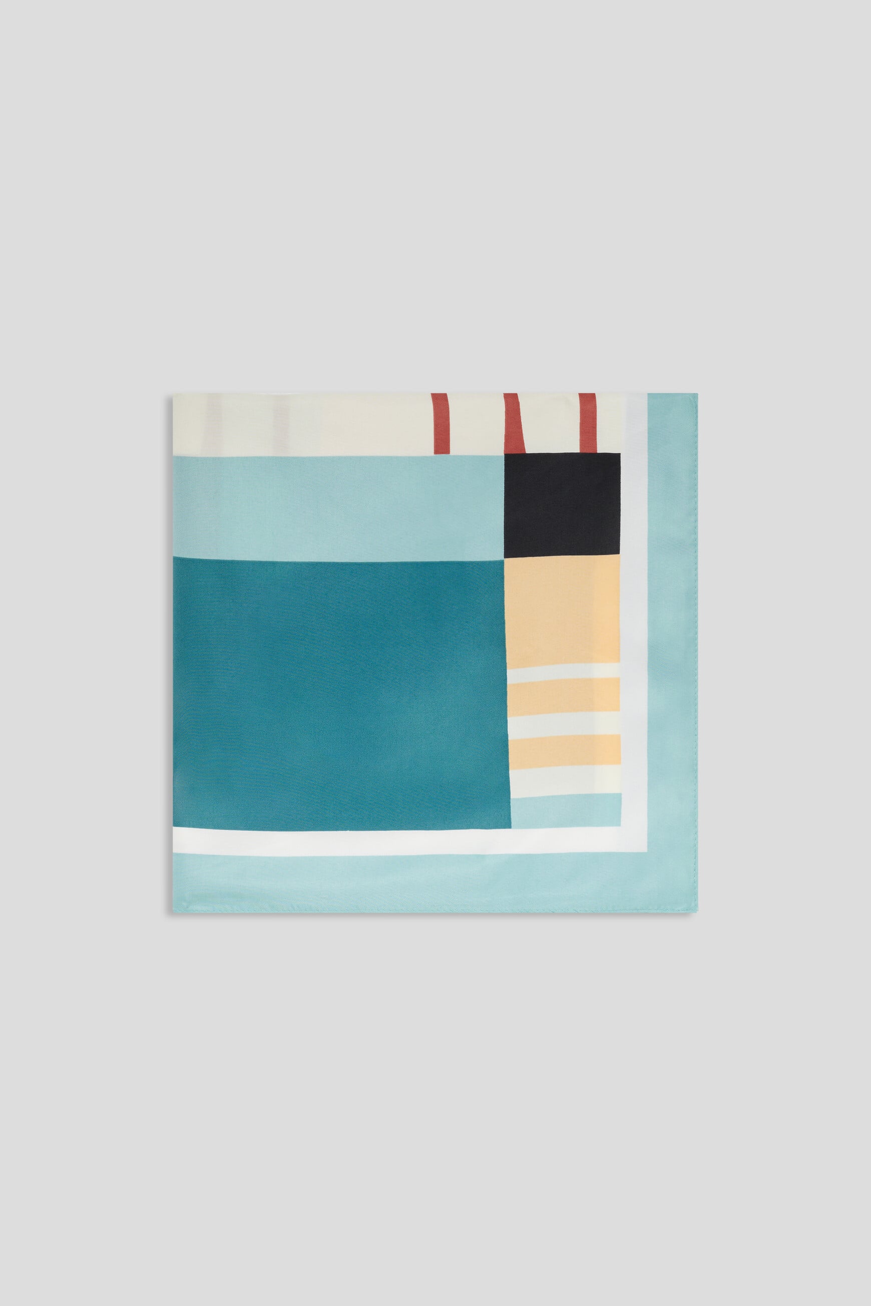 Foulard Lorella bleu gris femme