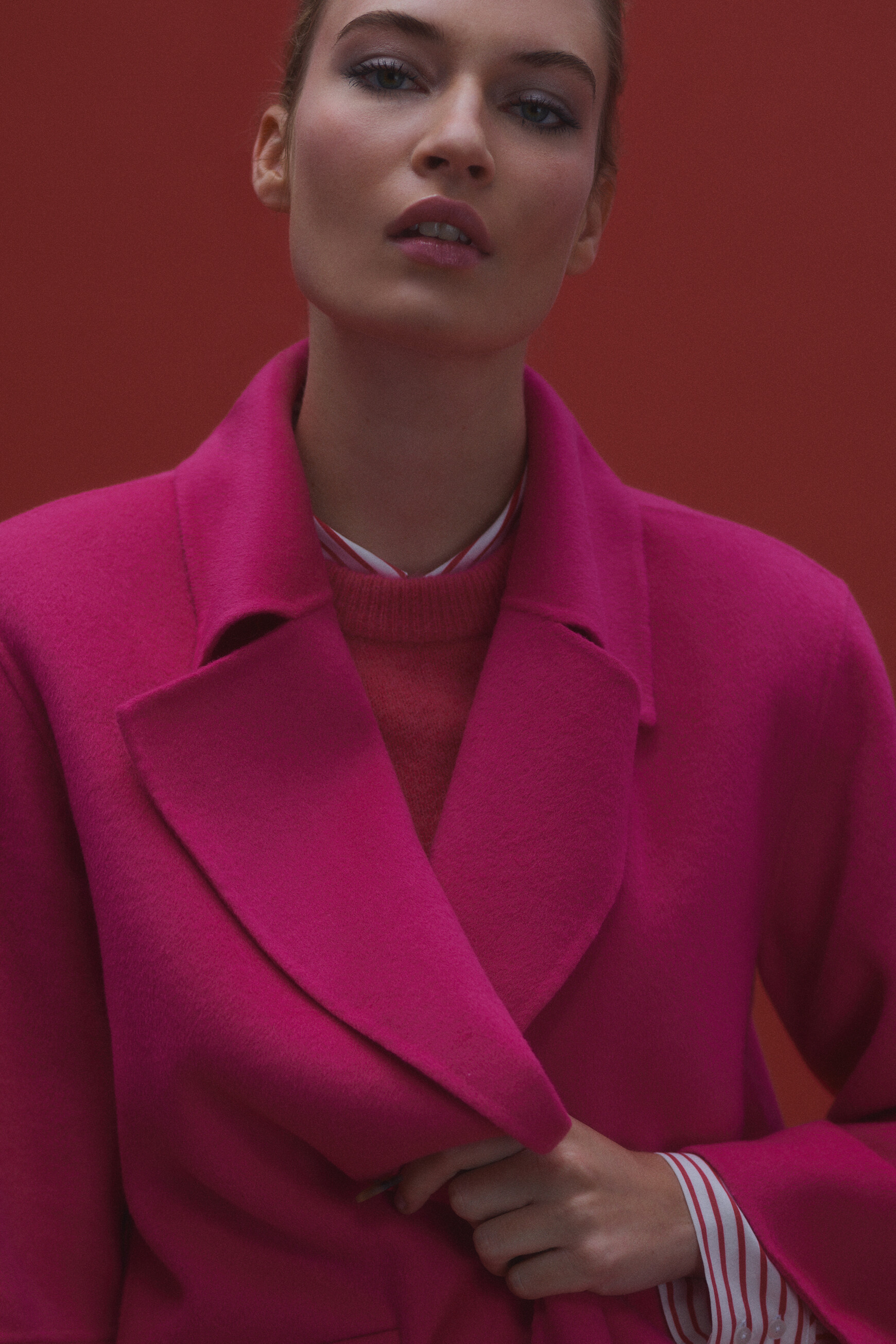 manteau william rose fushia femme manteau william rose fushia femme