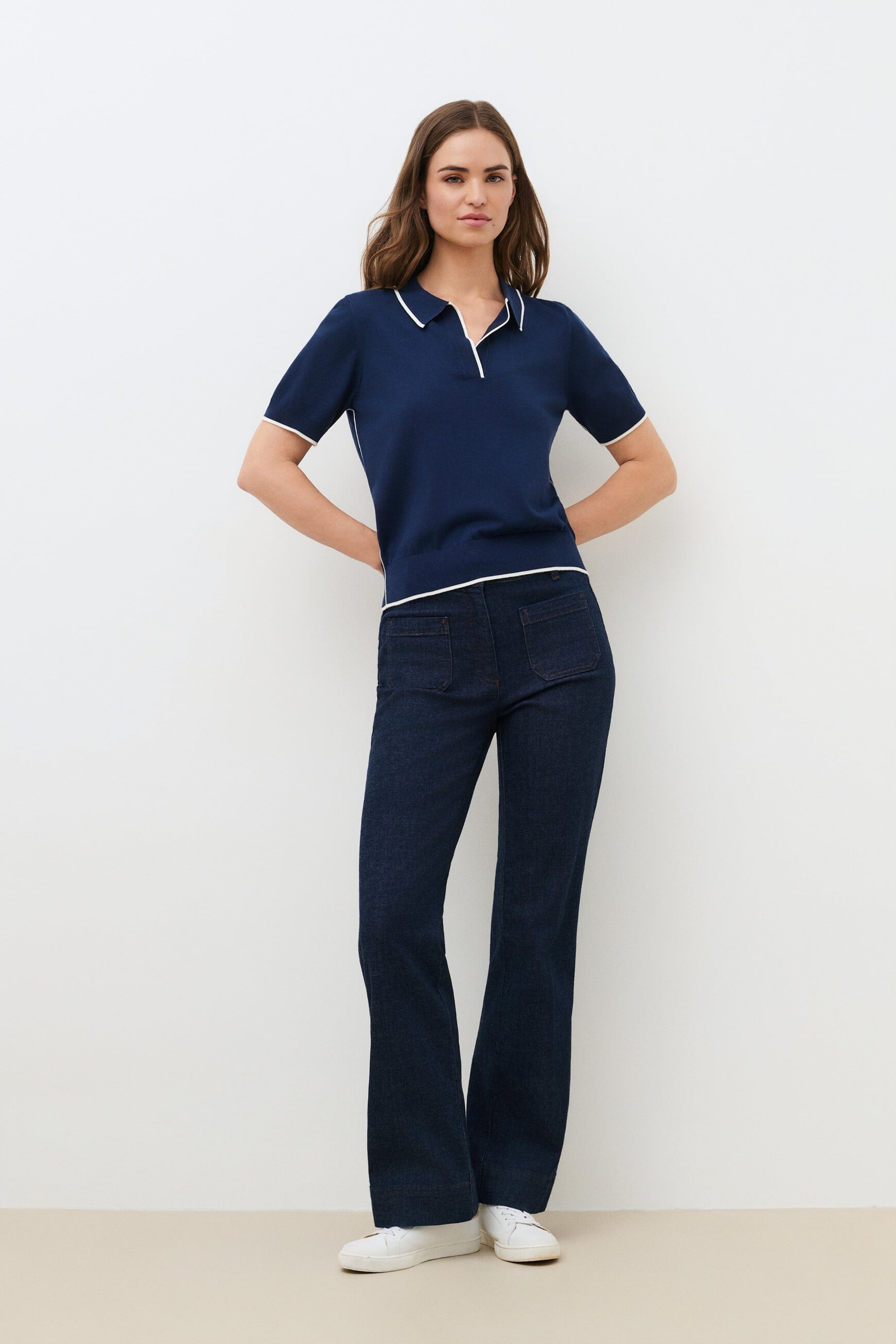 Sweater Mjeremy navy blue woman