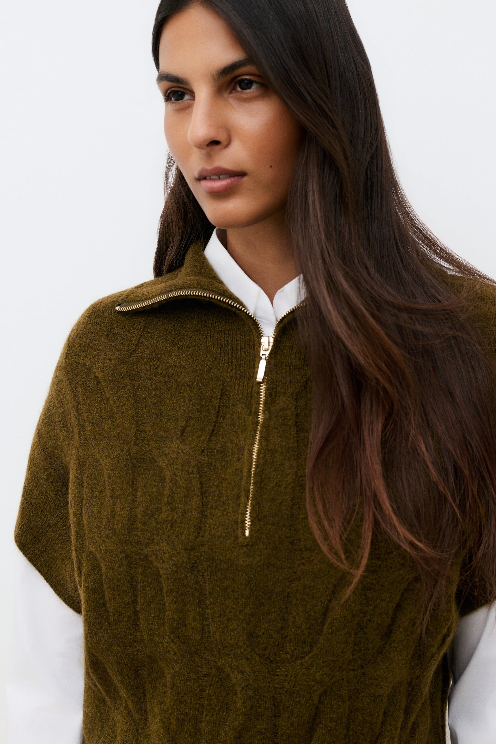 Mtanis sweater khaki green woman
