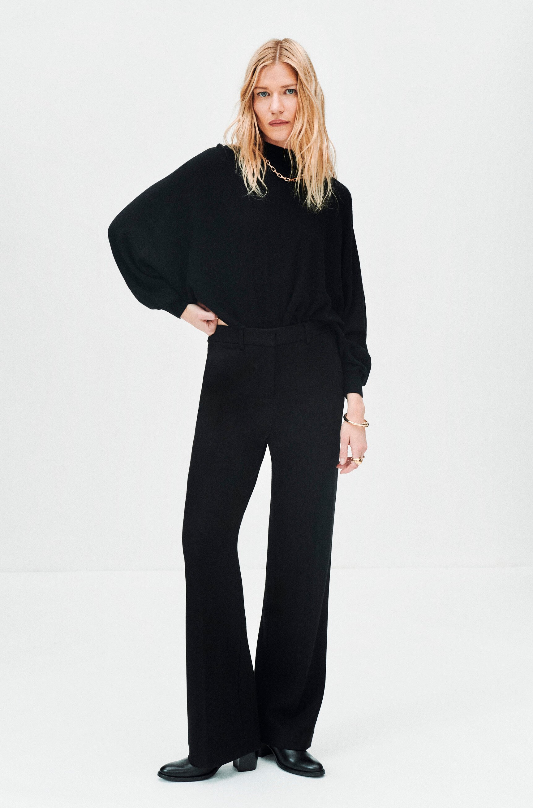 broek plea zwart vrouw Broek plea zwart vrouw