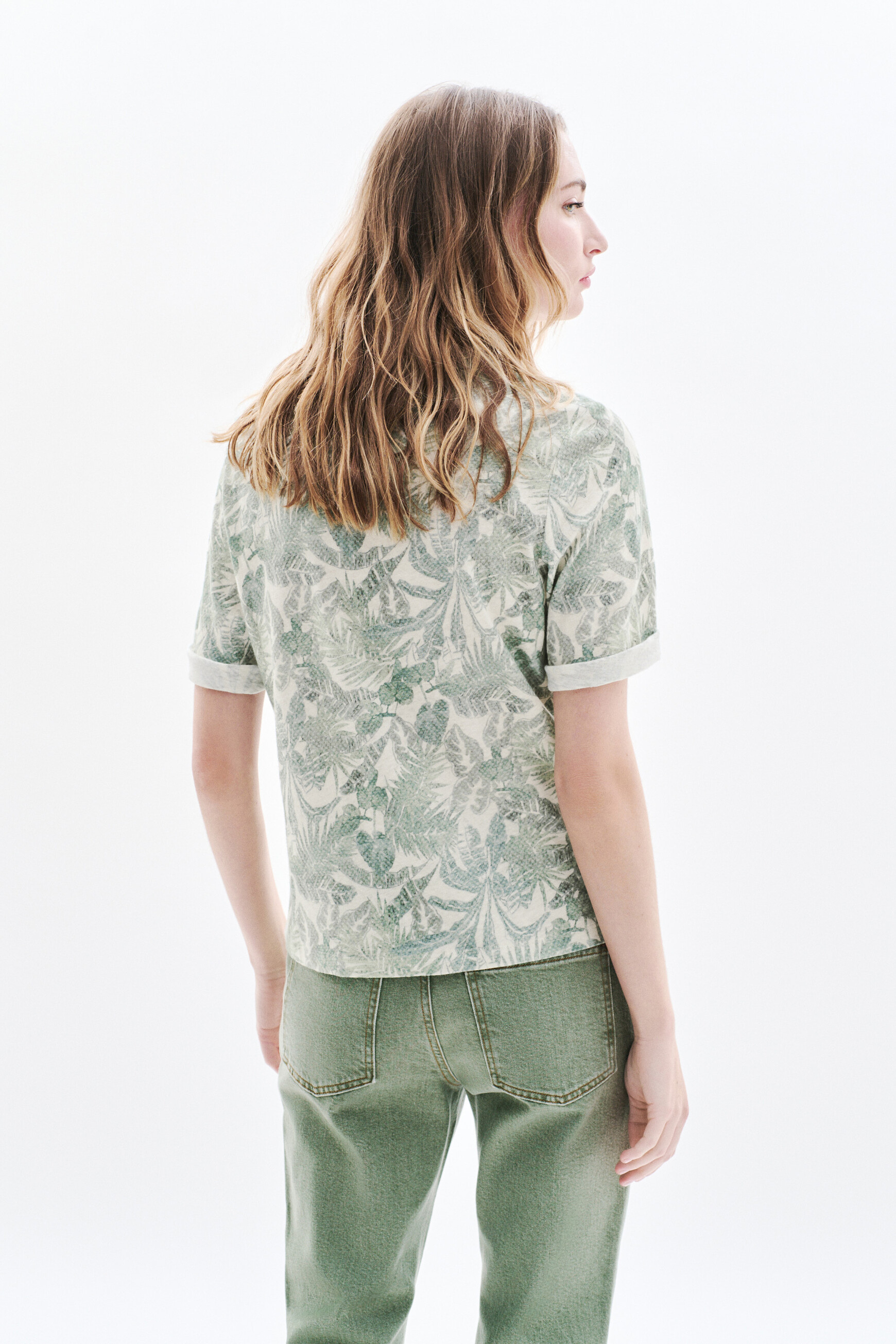 tevelina2 t shirt lichtgroen vrouw Tevelina2 T-shirt lichtgroen vrouw