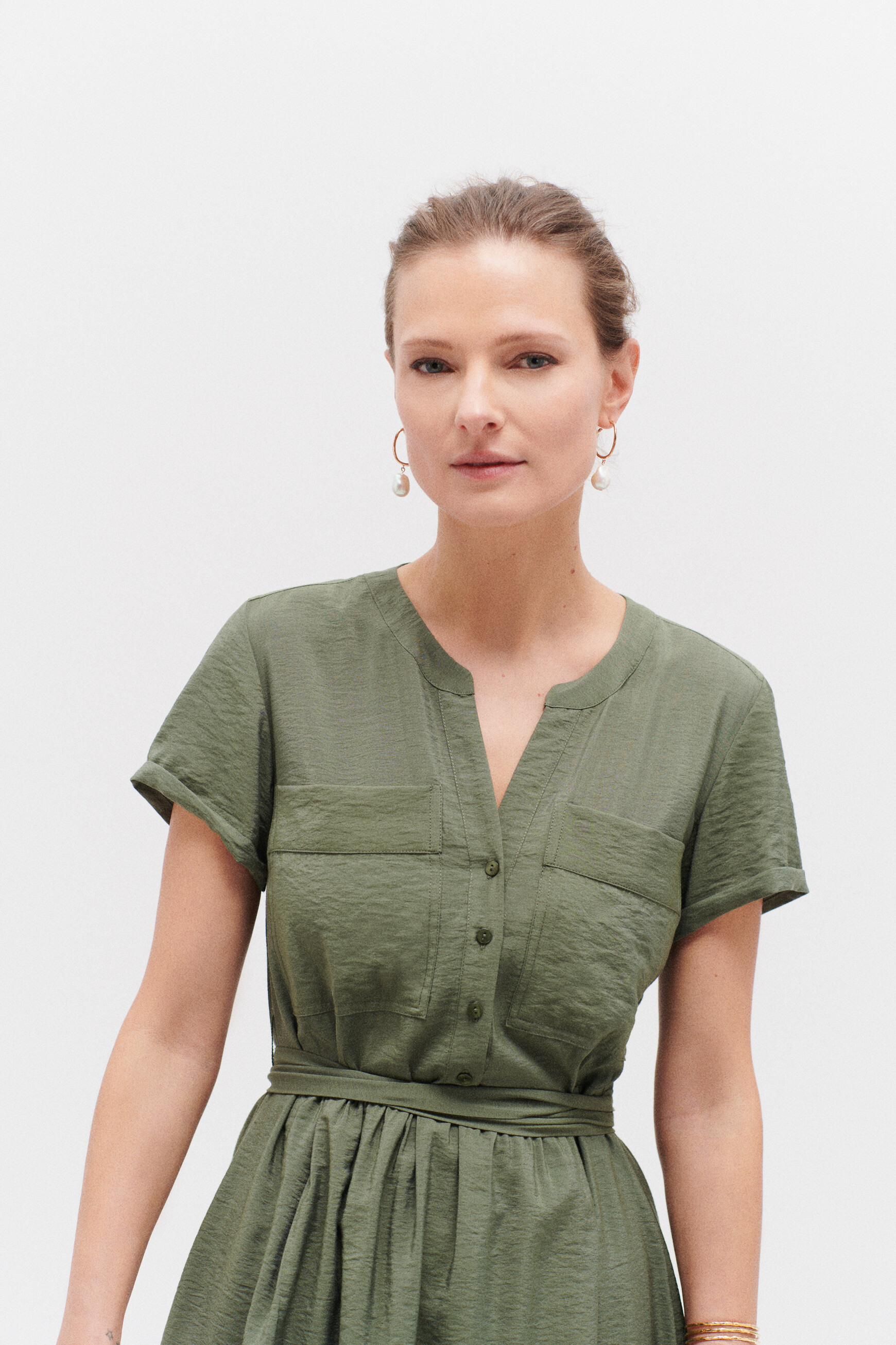 robe dayana vert kaki femme robe dayana vert kaki femme