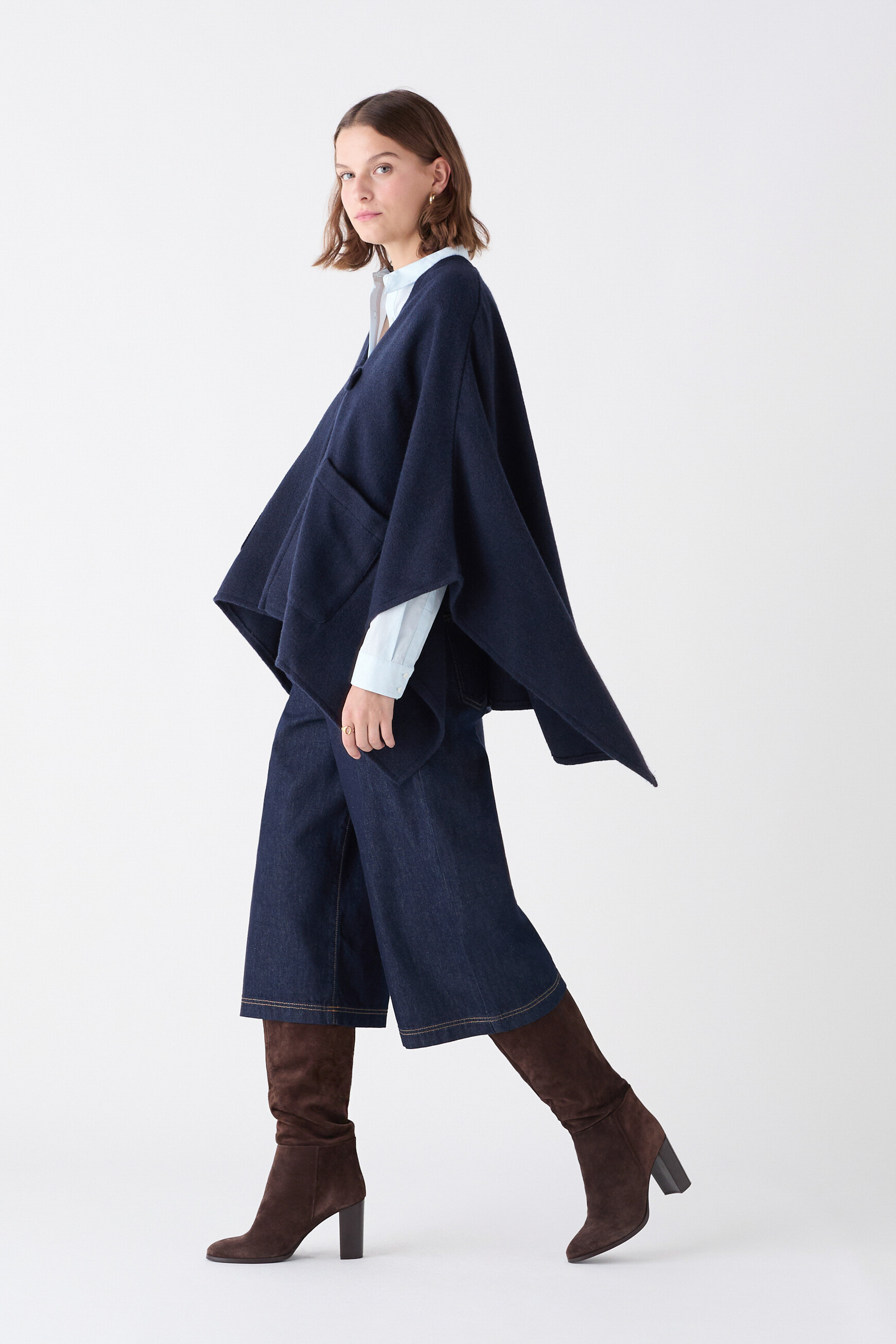 poncho hailey bleu marine femme Poncho Hailey bleu marine femme