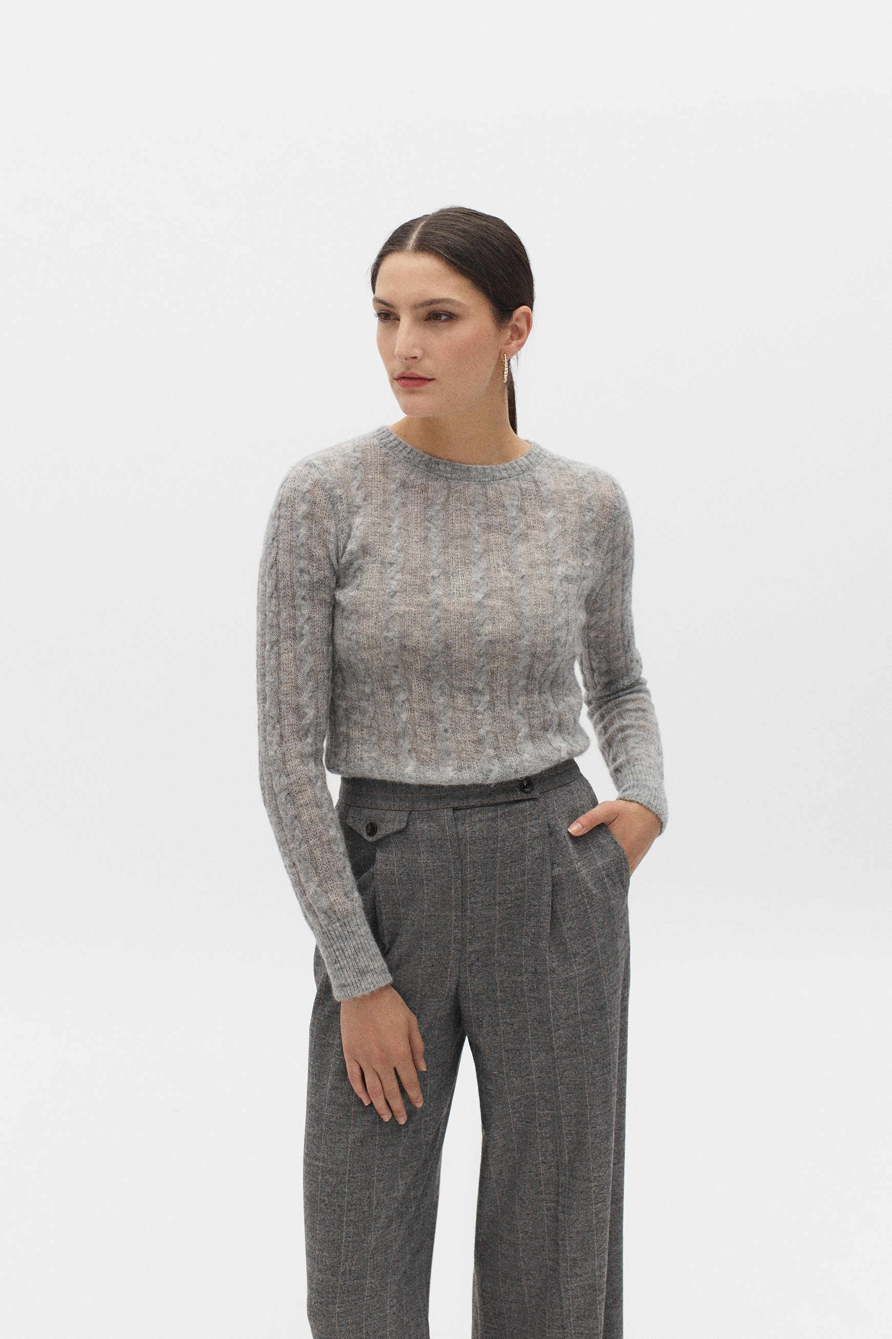 pantalon olivier gris femme pantalon olivier gris femme