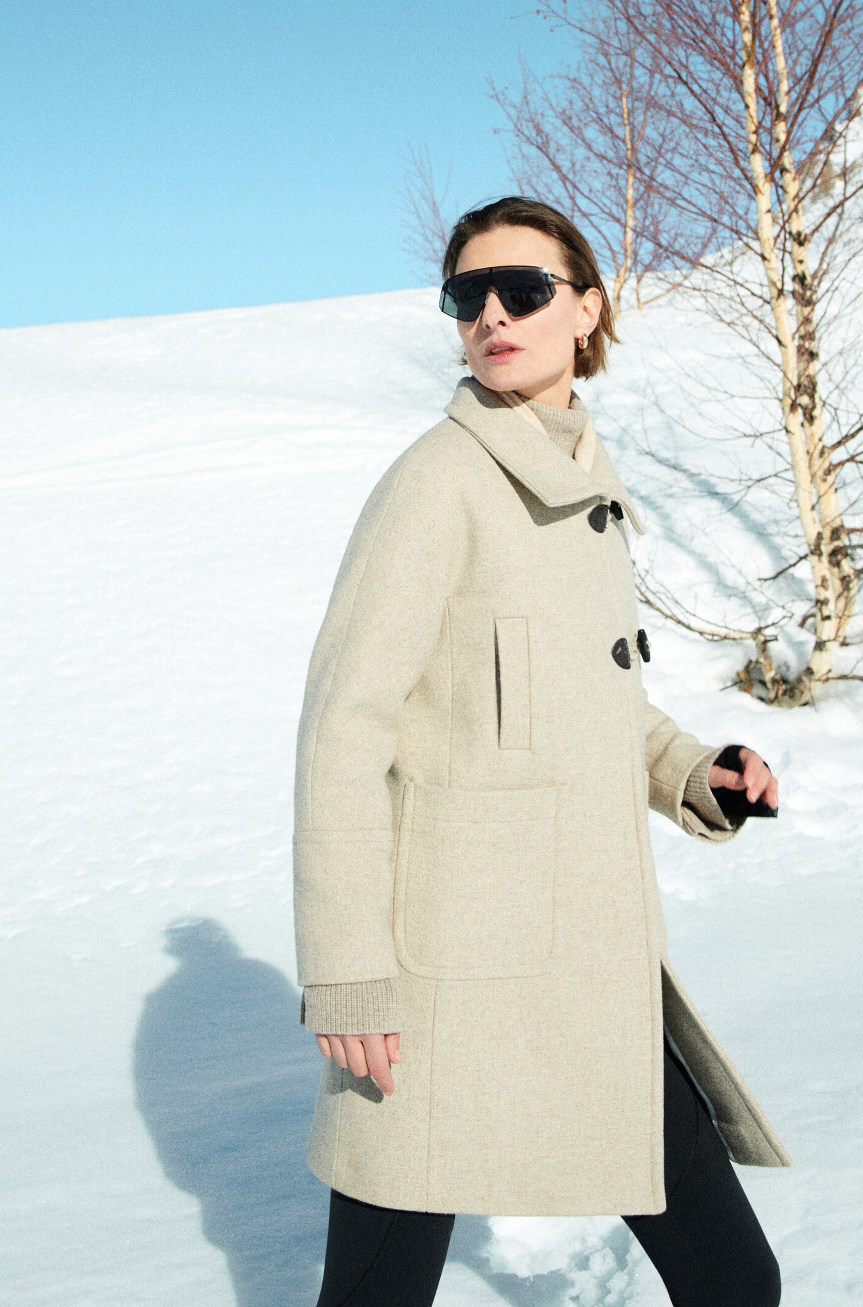 Gramont coat beige woman