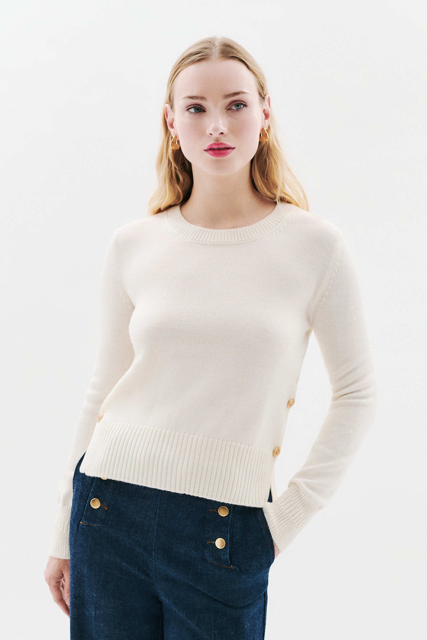 maden sweater ecru woman Maden sweater ecru woman