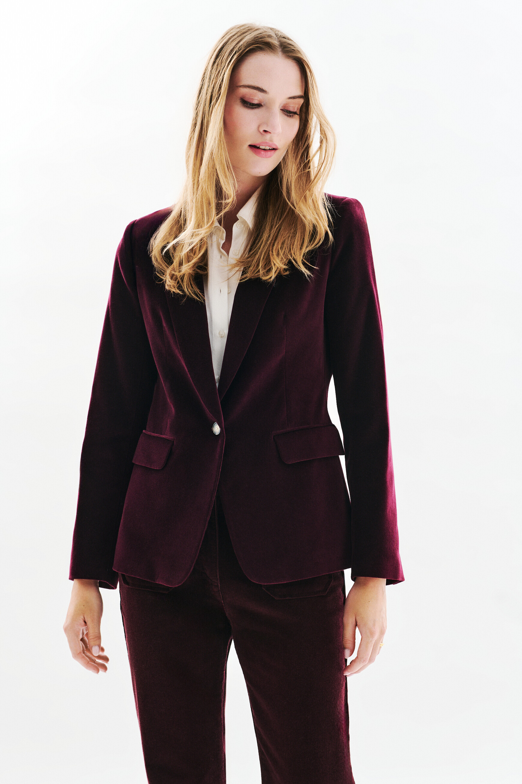 aurora blazer plum woman Aurora blazer plum woman