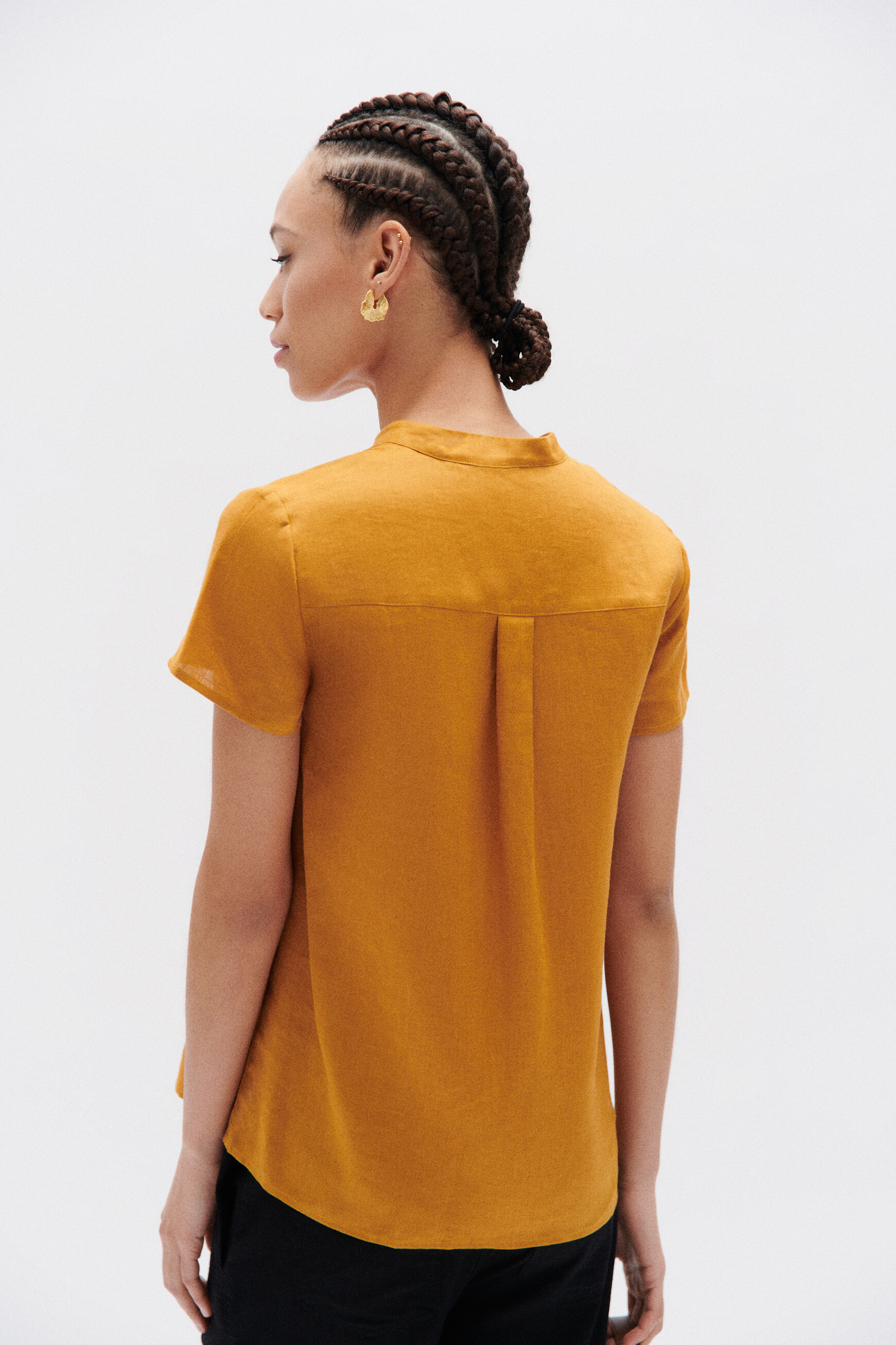 Blouse moutarde outlet