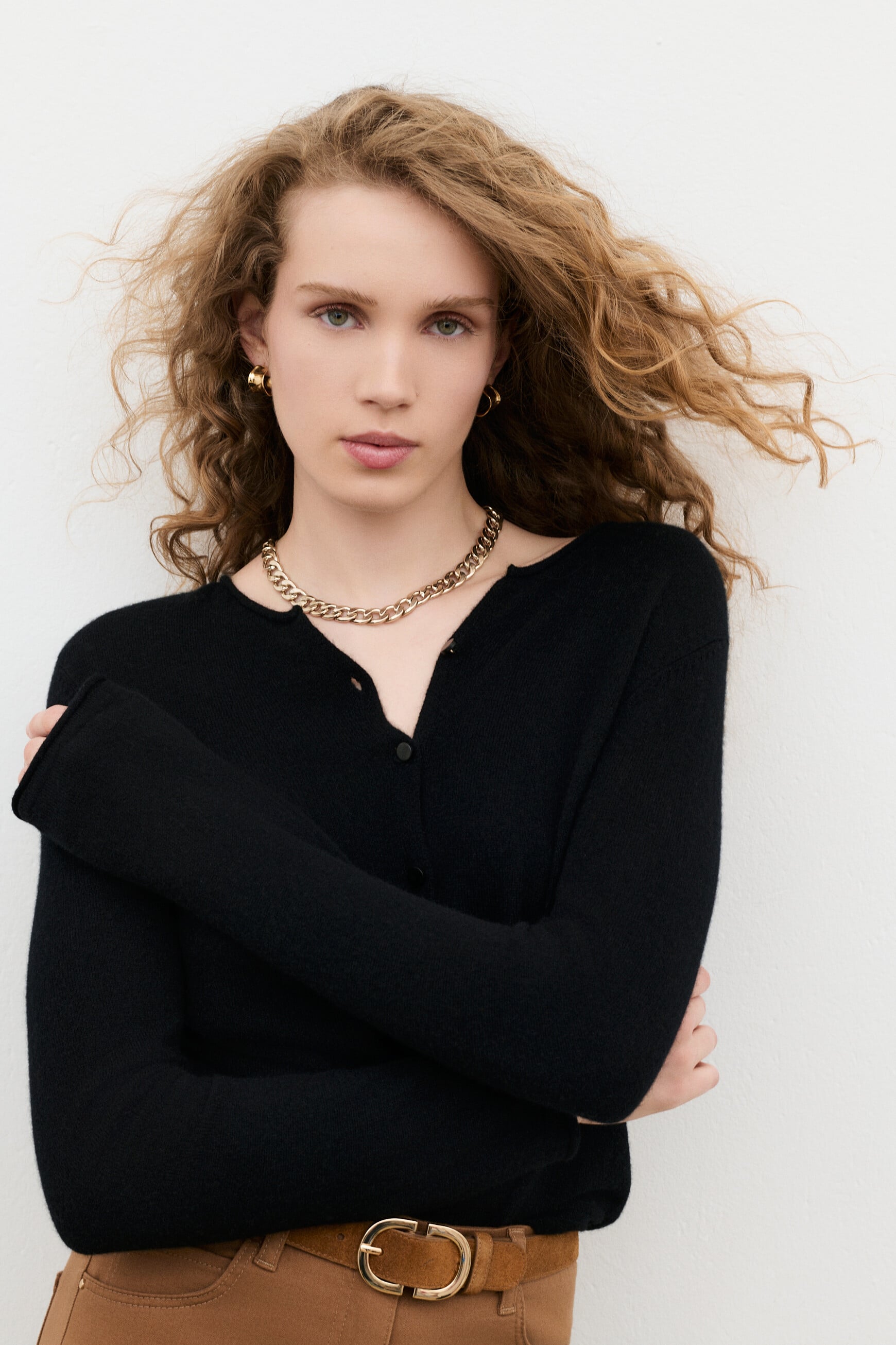 Msally sweater 100% cashmere black woman