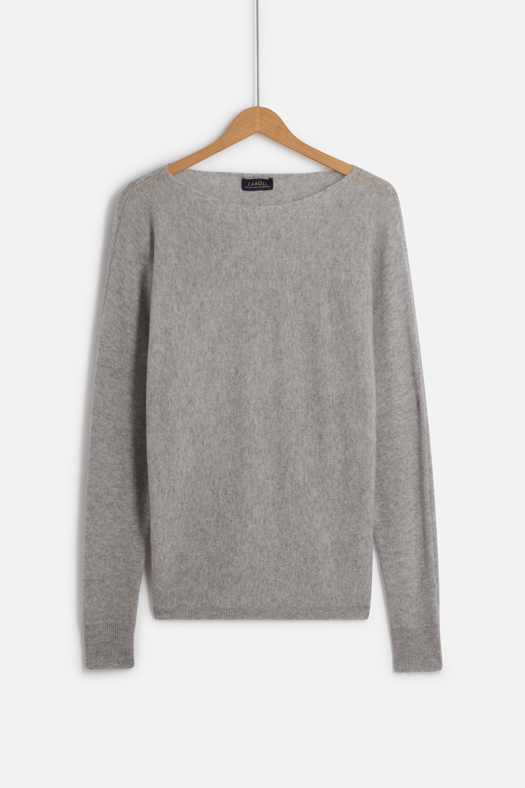 pull marie 100 cachemire gris clair femme pull marie 100% cachemire gris clair femme