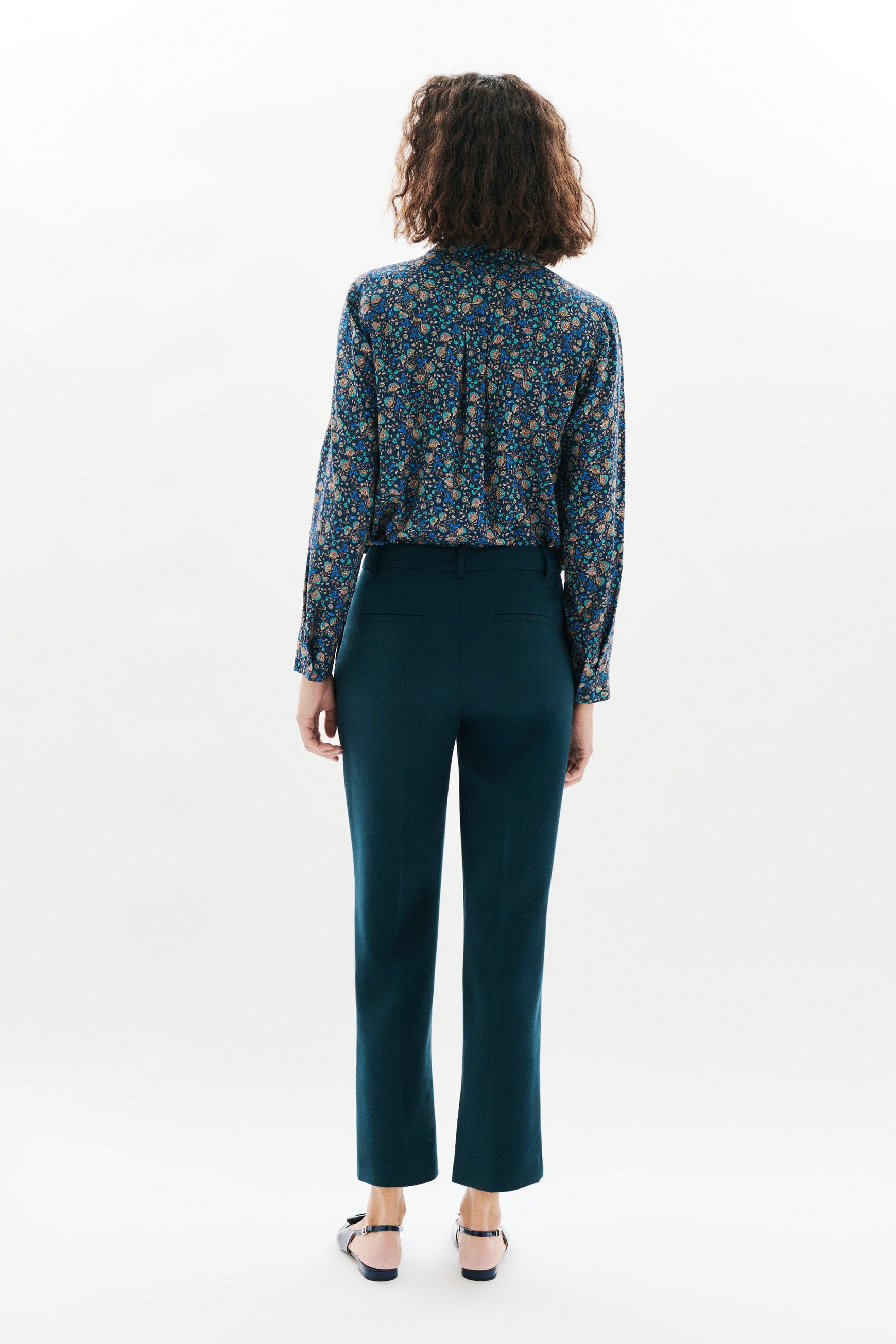 Pantaloni palissade blu anatra donna