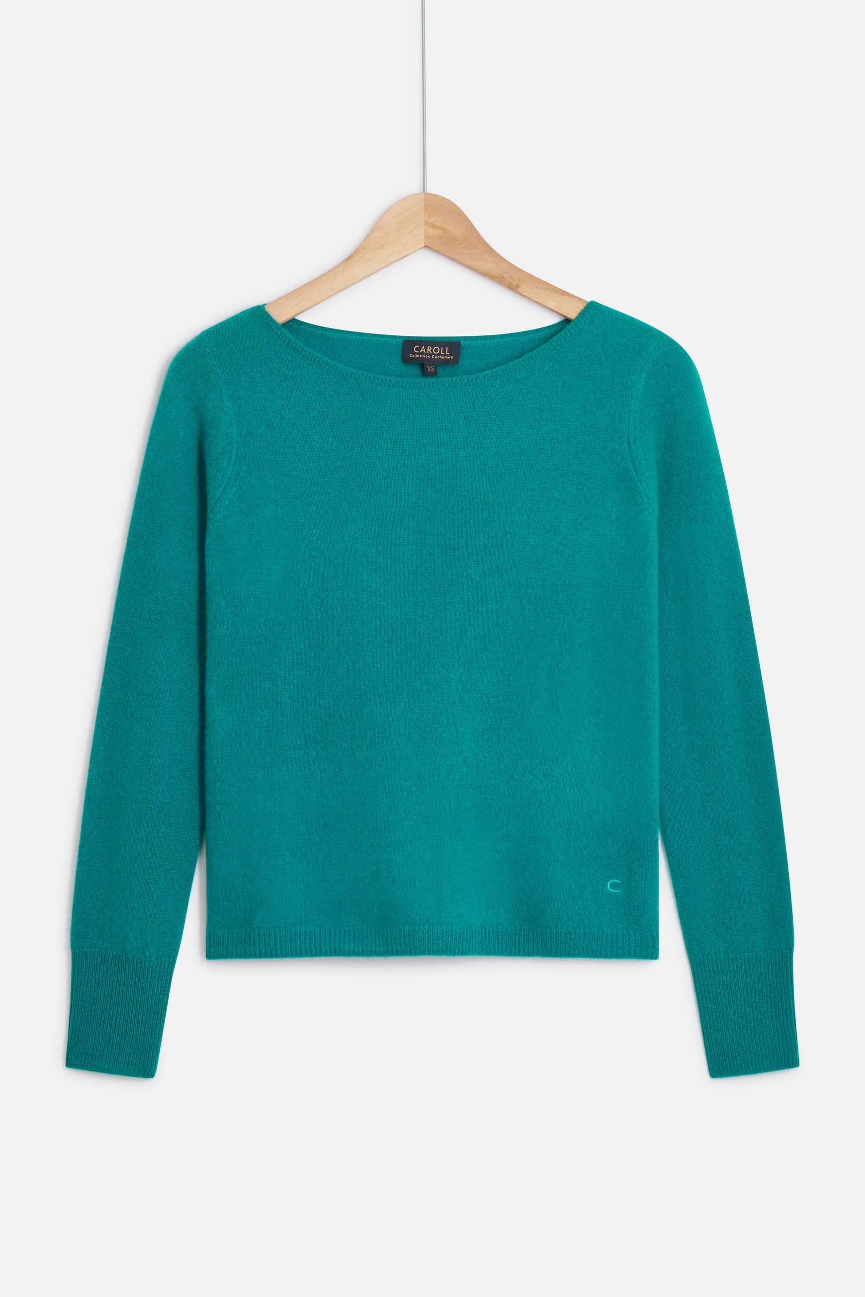 pull zofia 100 cachemire bleu canard femme pull zofia 100% cachemire bleu canard femme