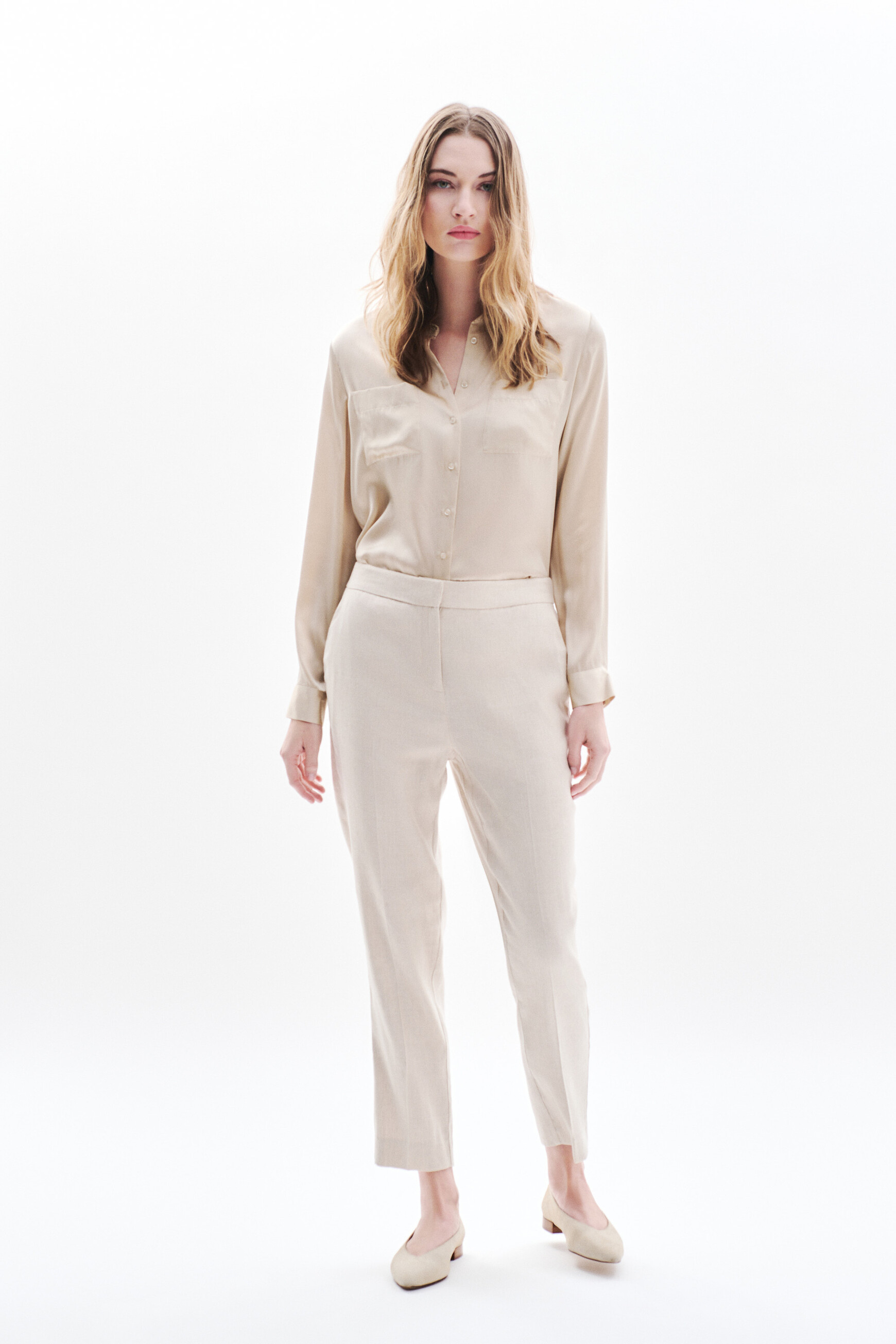 Pantaloni Pallan sabbia donna