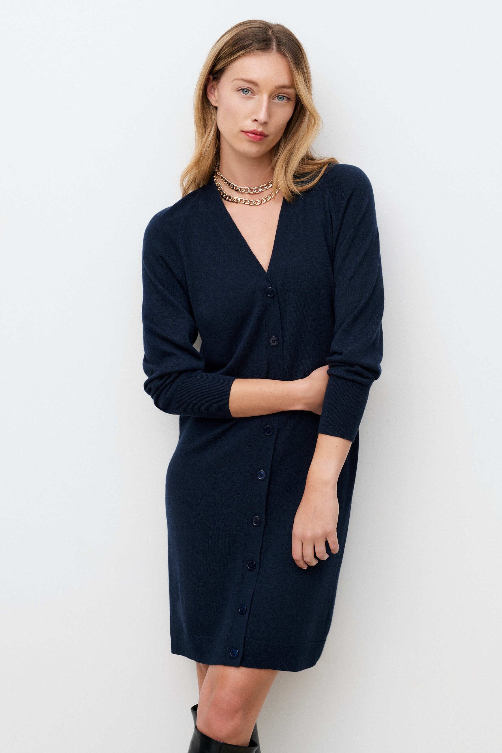 Robe Rmolly marineblau damen