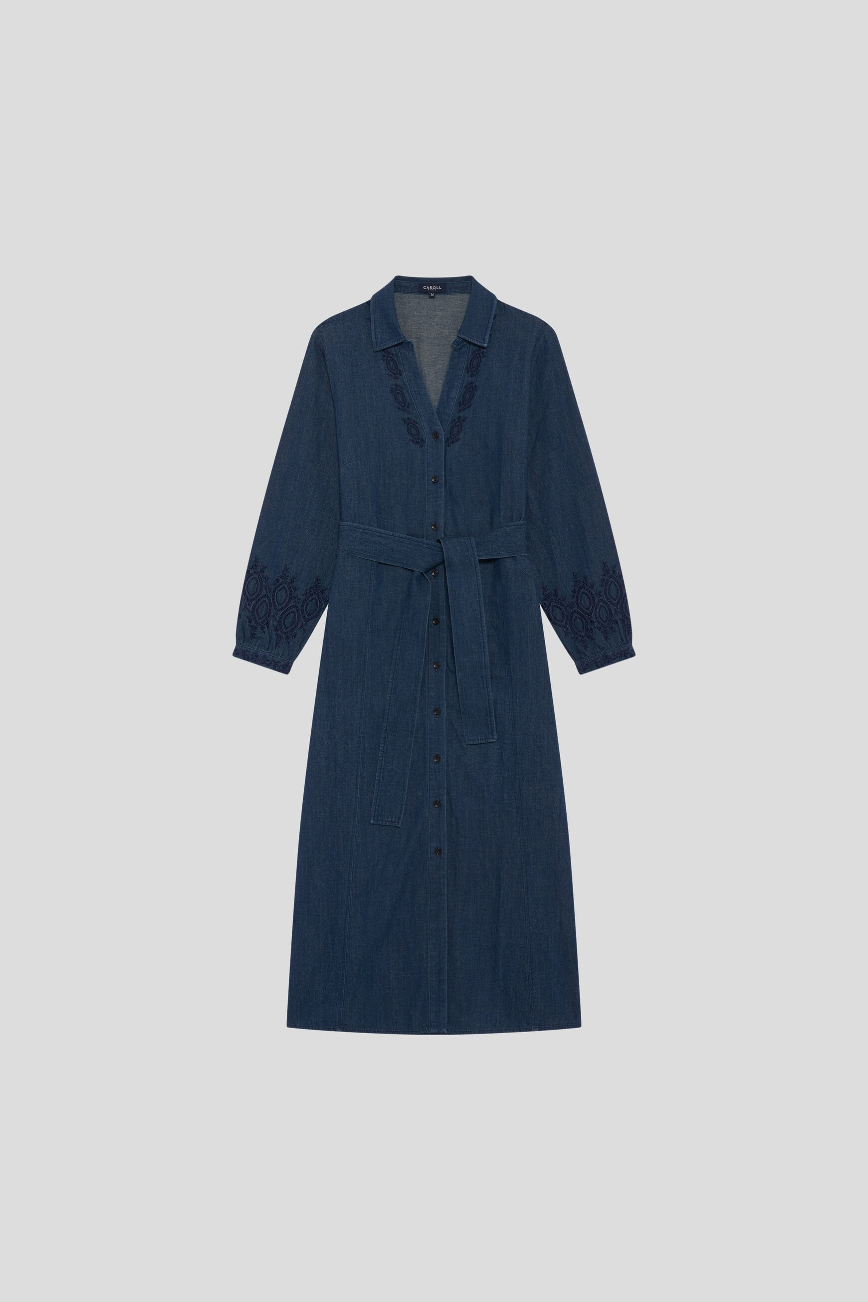 Rolane dress stone denim woman