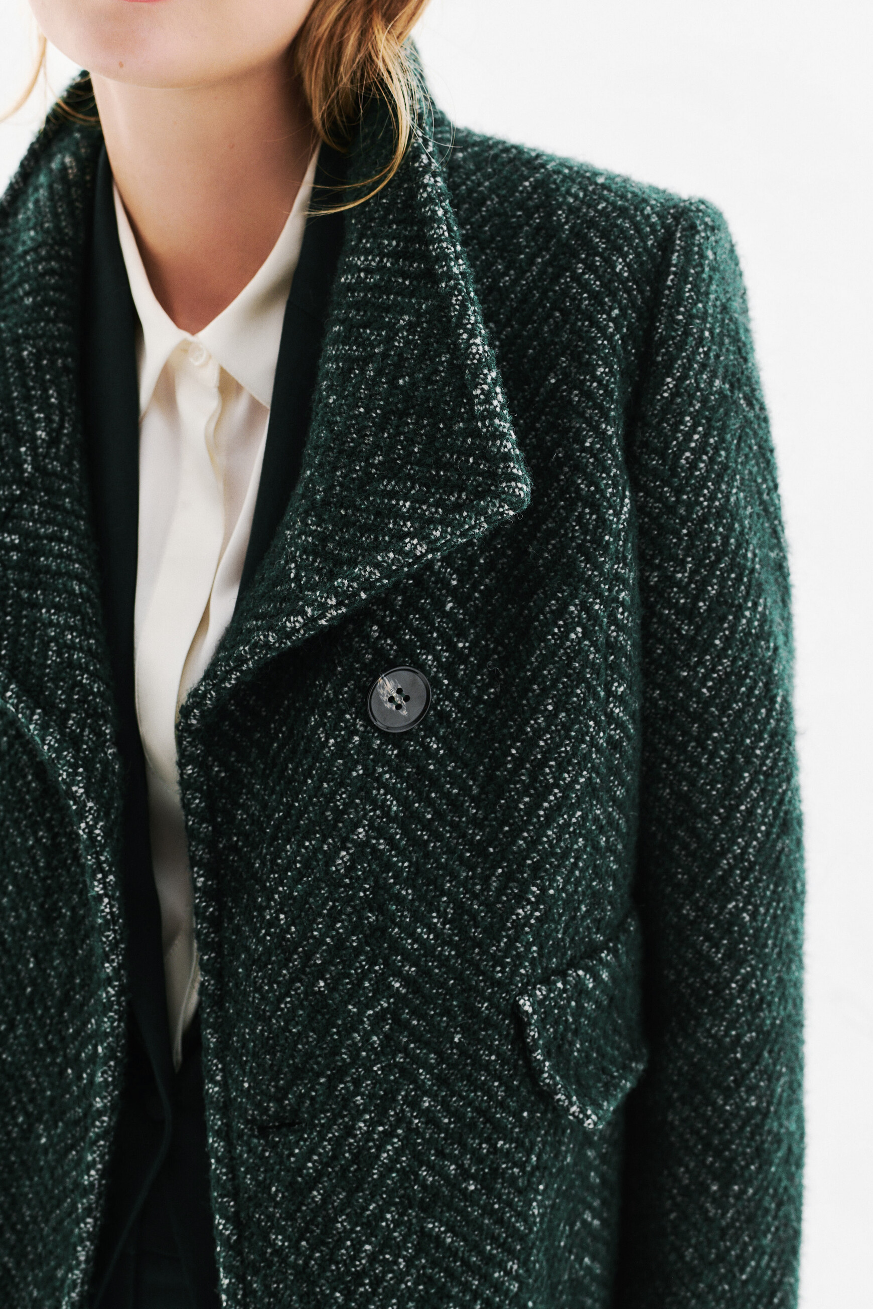 Ali coat dark green woman