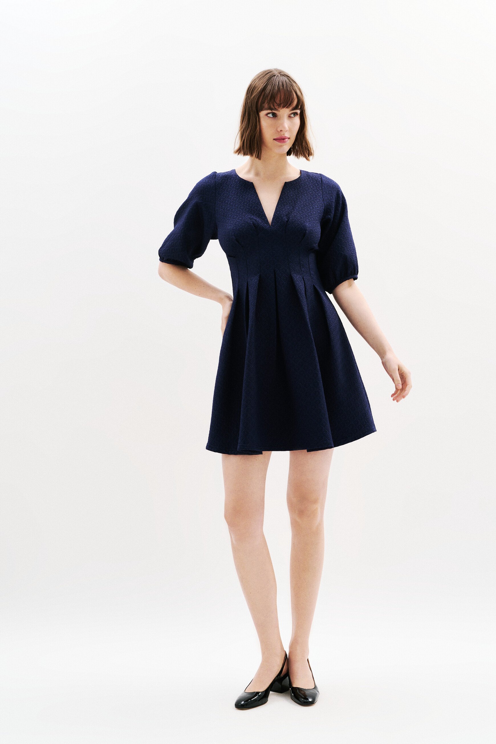 kleid rosalia marineblau damen Kleid Rosalia marineblau damen