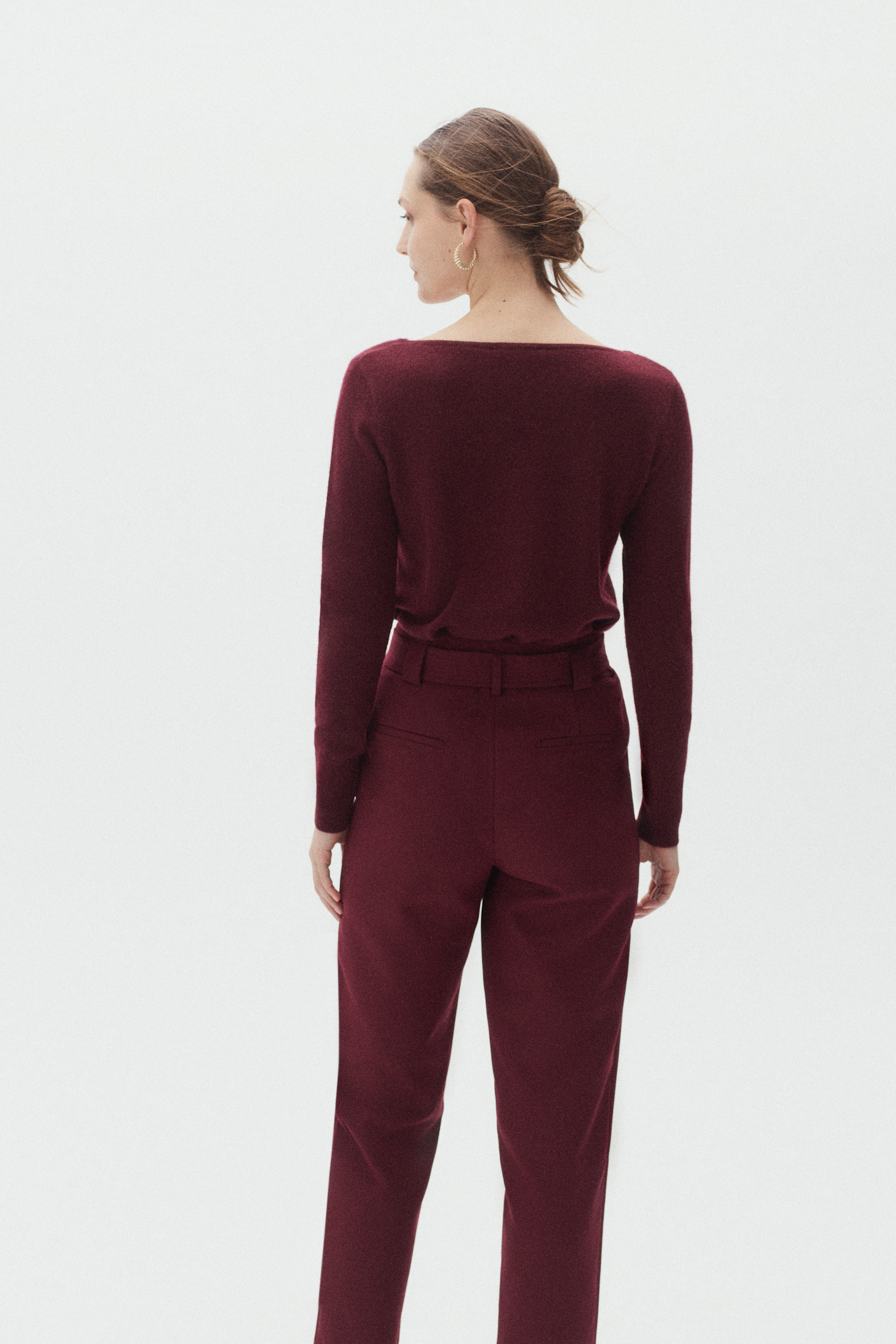 pantalon sacha bordeaux femme pantalon sacha bordeaux femme