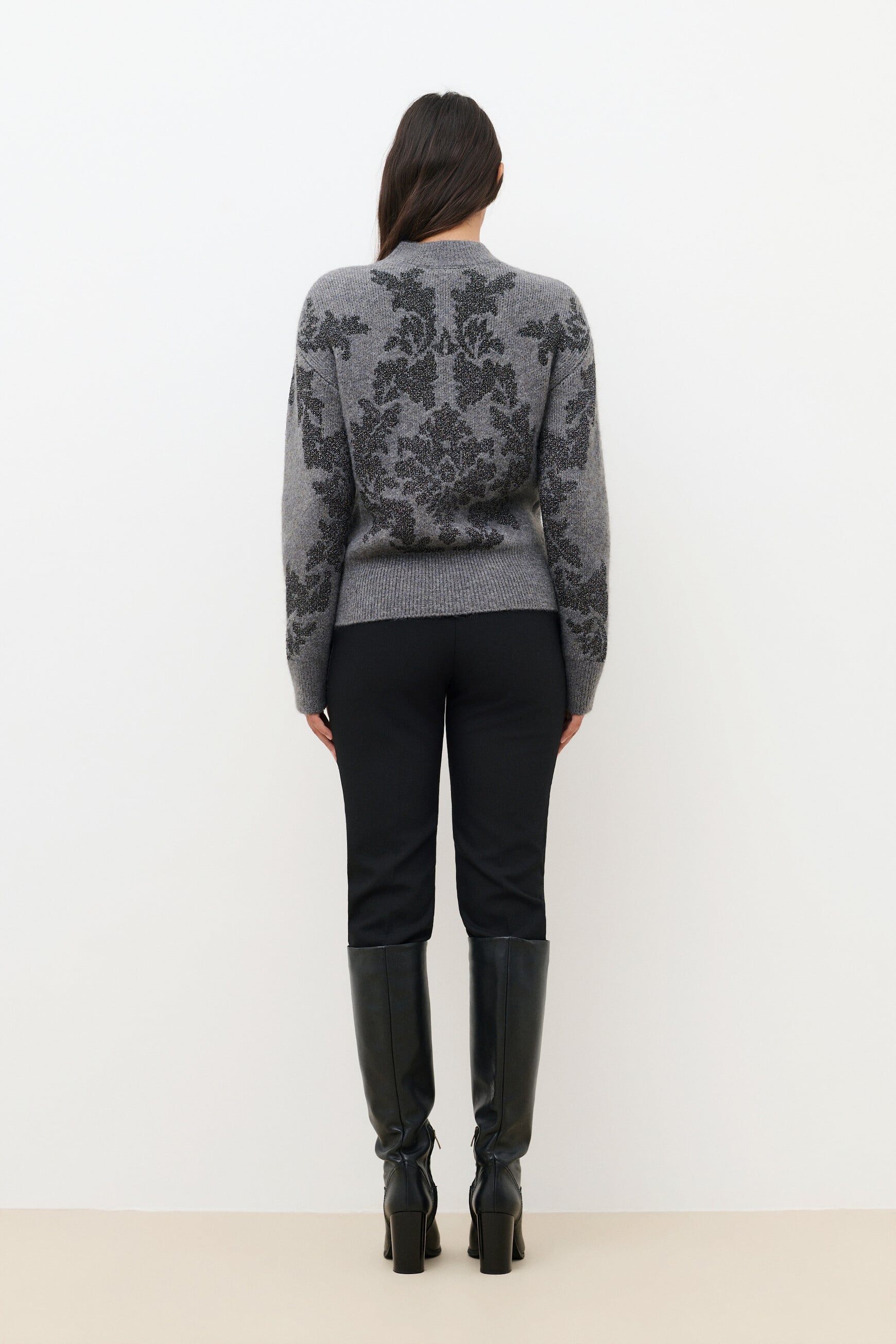 Mvoltaire sweater grey woman