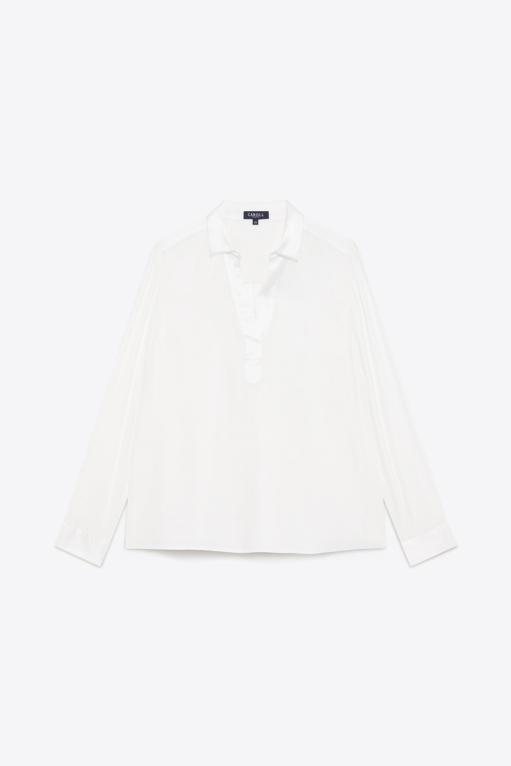 Lovely2 100% silk blouse ecru woman