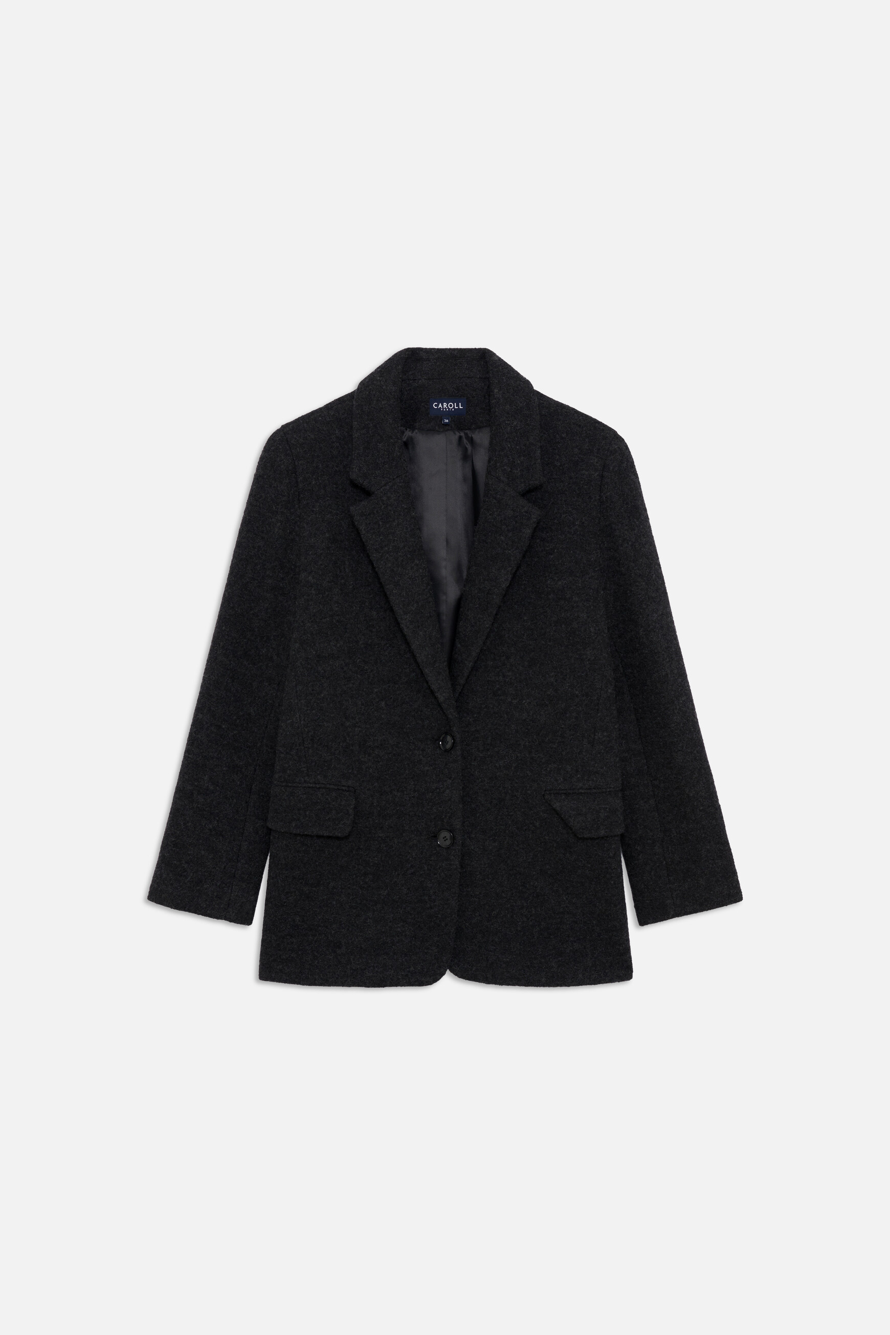 Manteau Girelli 100% laine gris femme