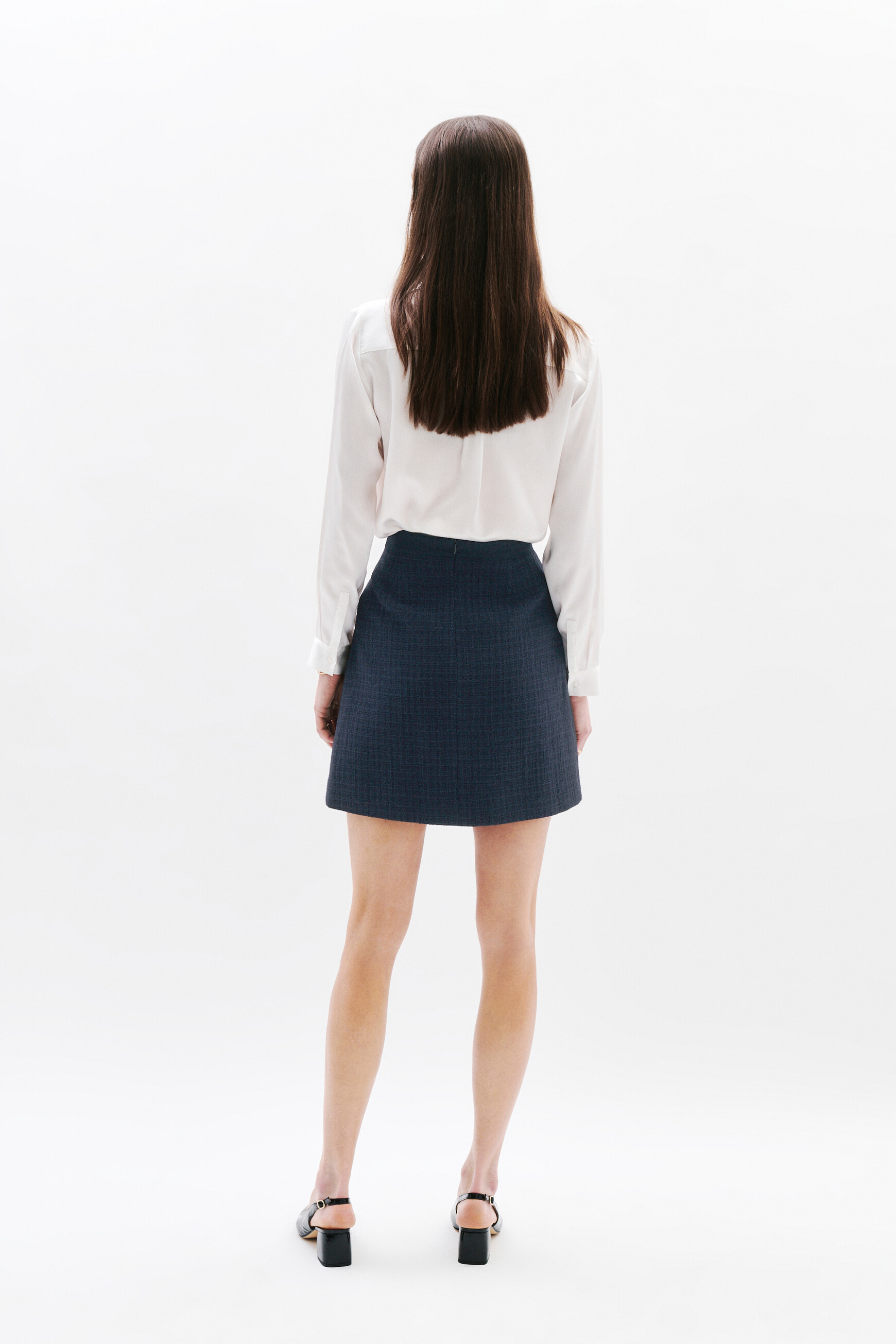 Janya1 skirt navy blue woman