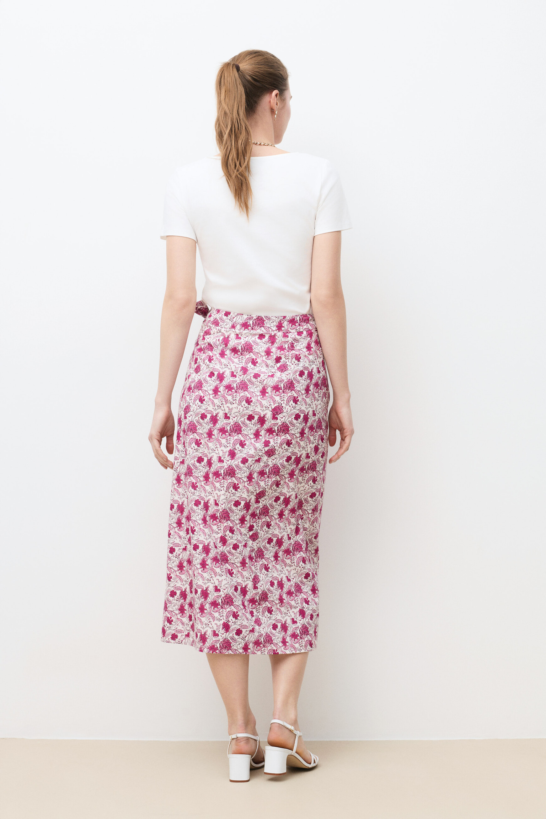 Skirt Jeleste burgundy woman
