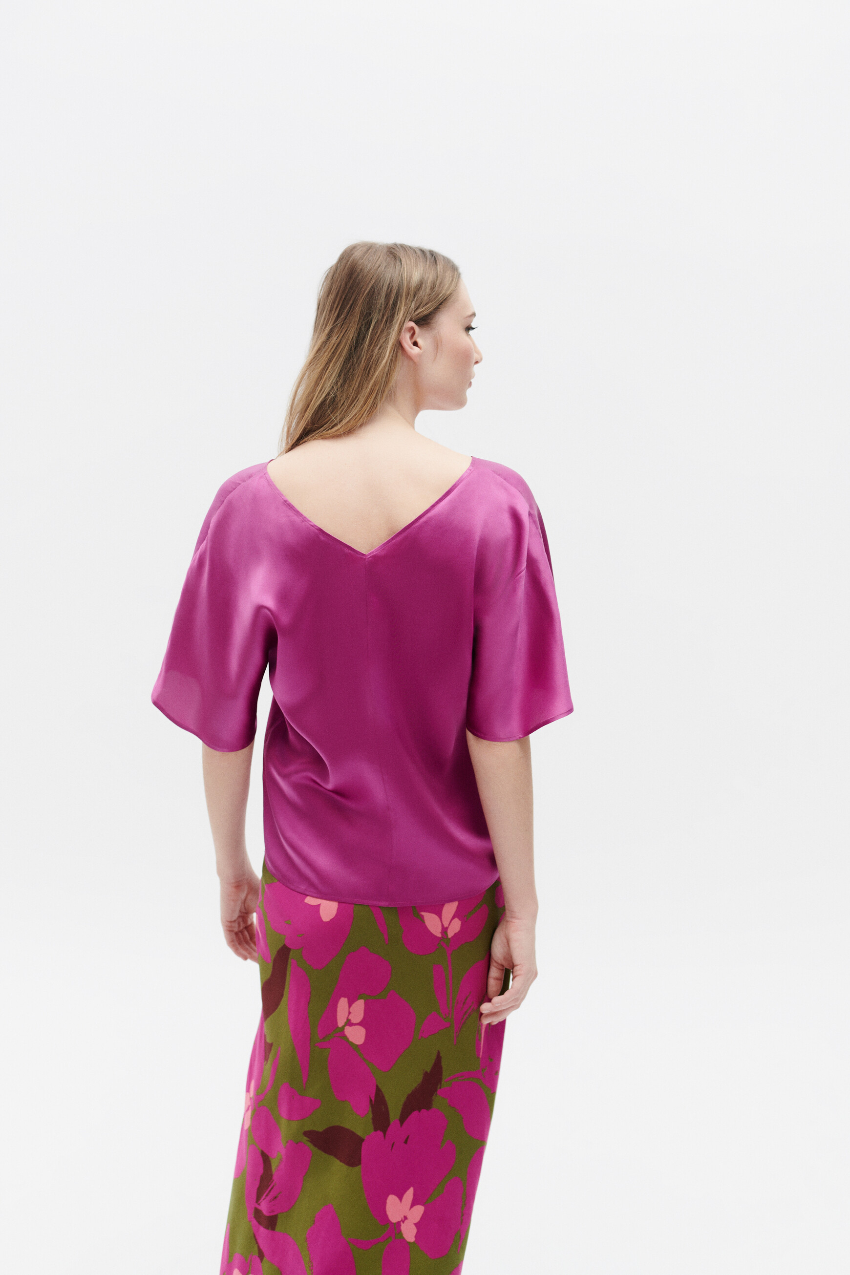 blouse cselma violet clair femme Blouse cselma violet clair femme