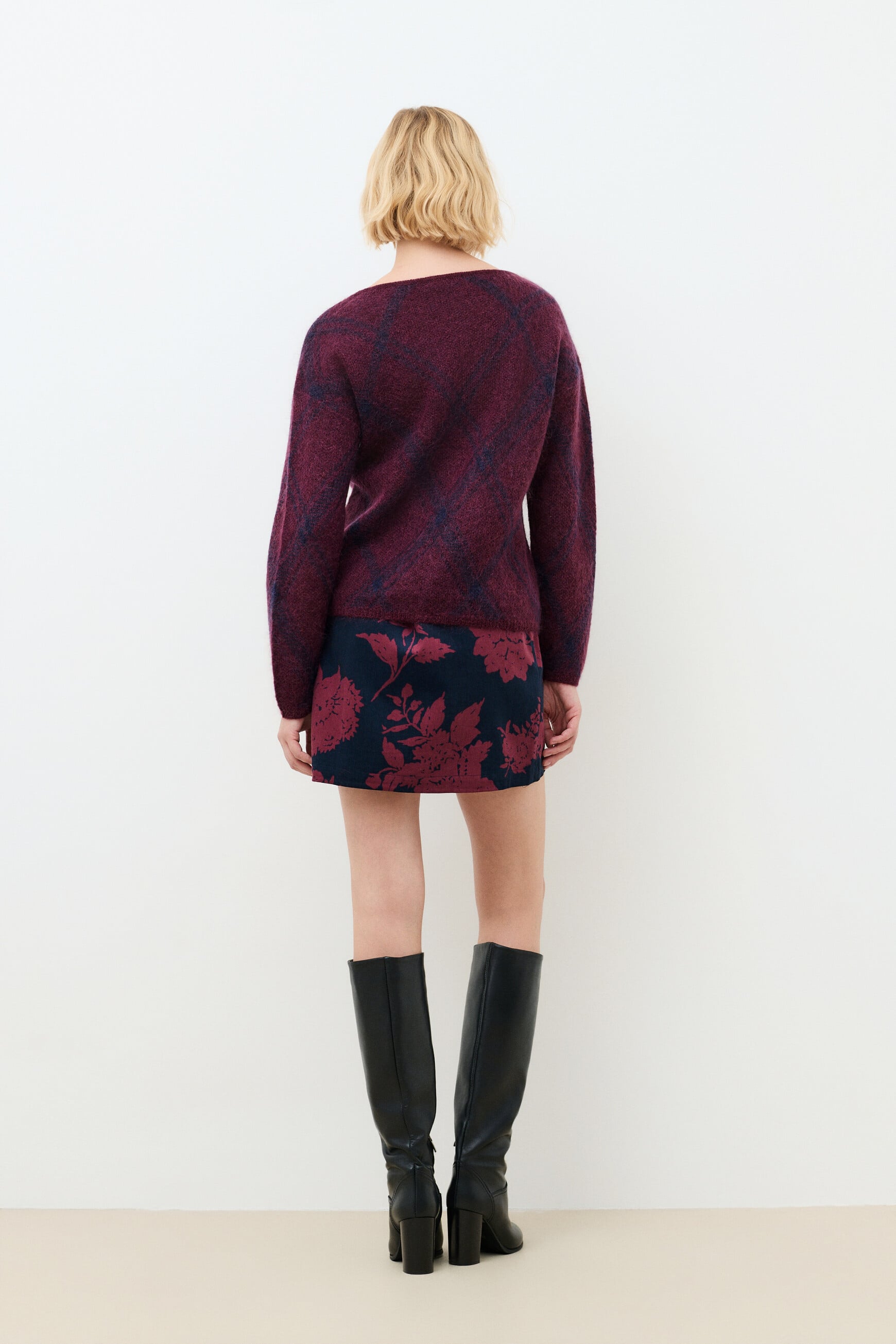 Mzazie sweater burgundy woman
