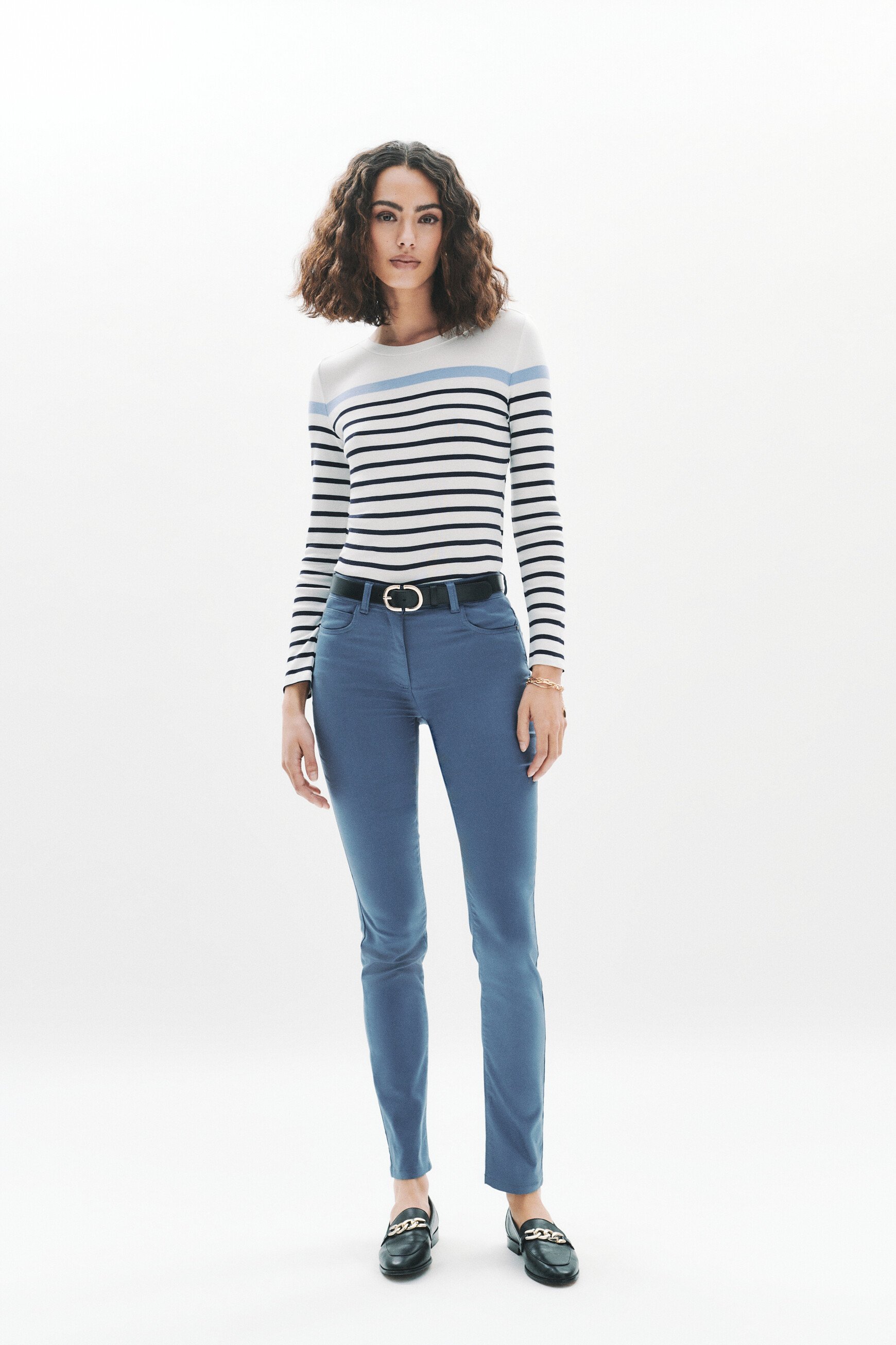 pantalon tomj bleu femme Pantalon Tomj bleu femme