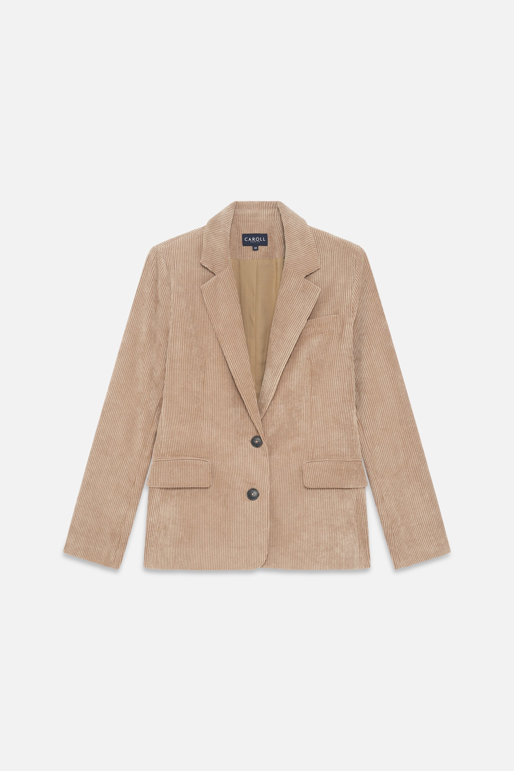 Veste vambre2 taupe femme